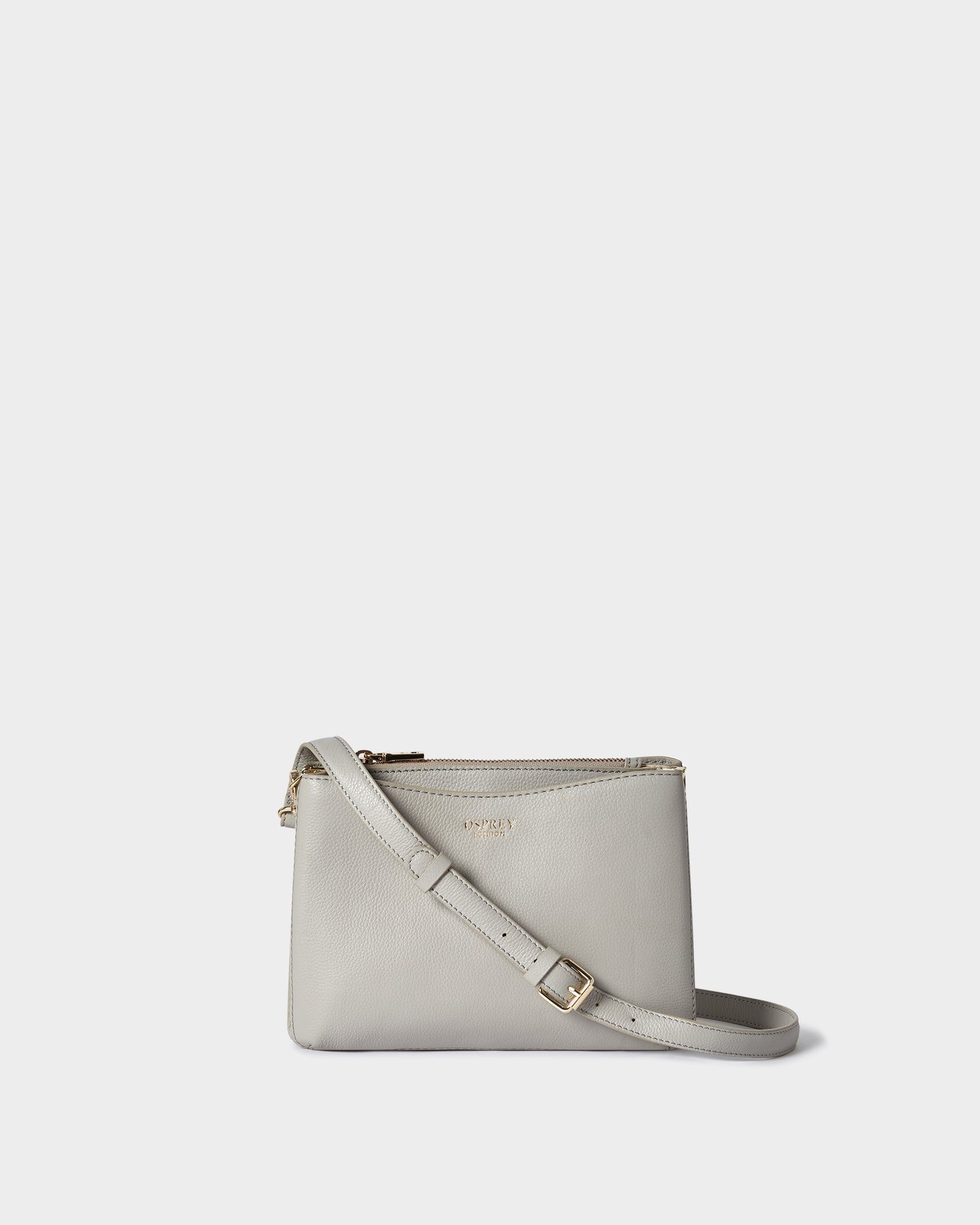 Image number 1 of The Winchester Leather Crossbody in Taupe