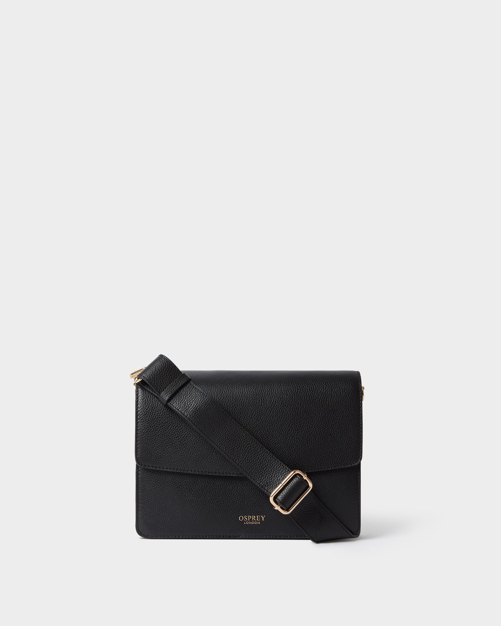 Image number 1 of The Camille Leather Crossbody Bag in Black