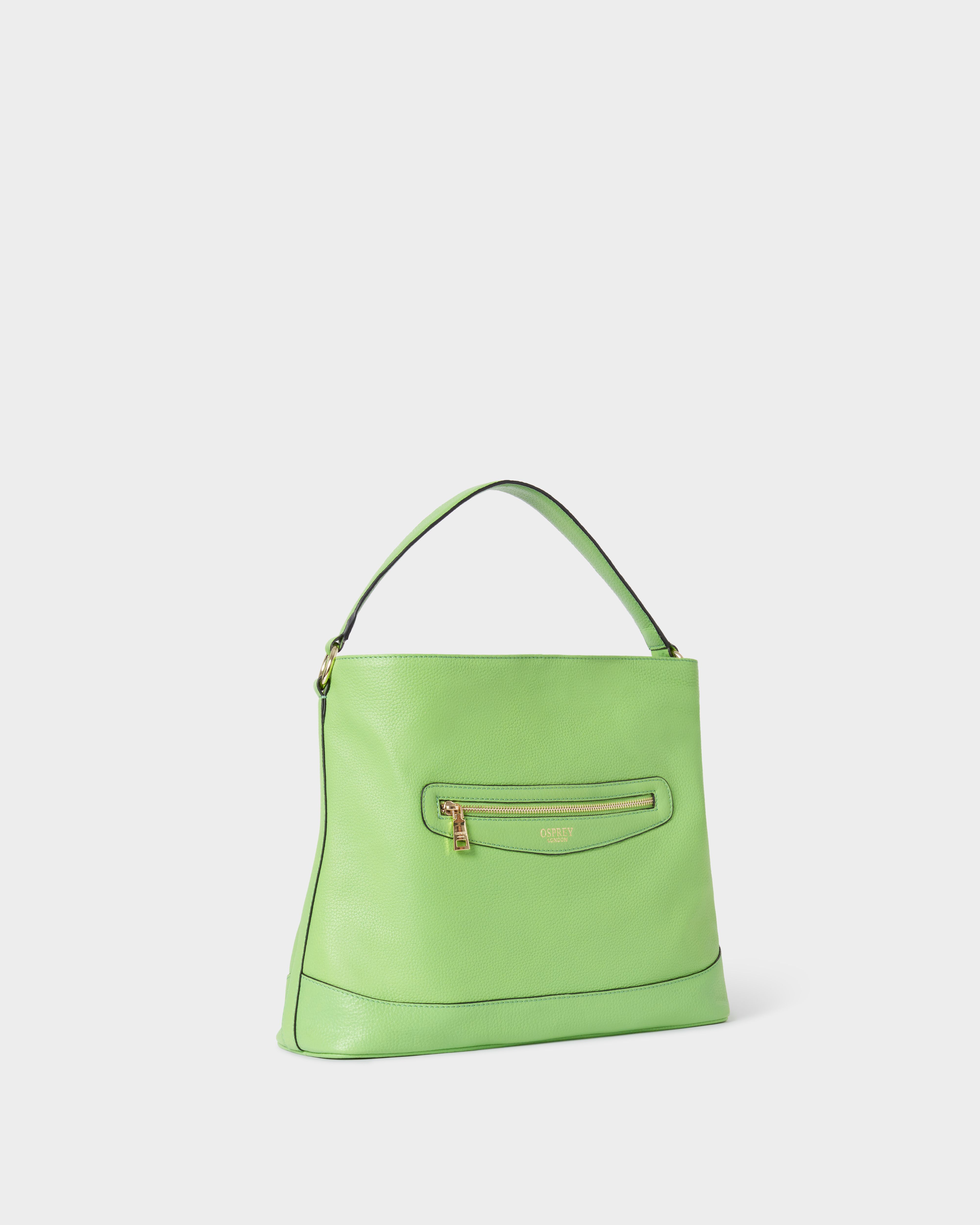 Image number 6 of The Hendrix Leather Hobo in Apple