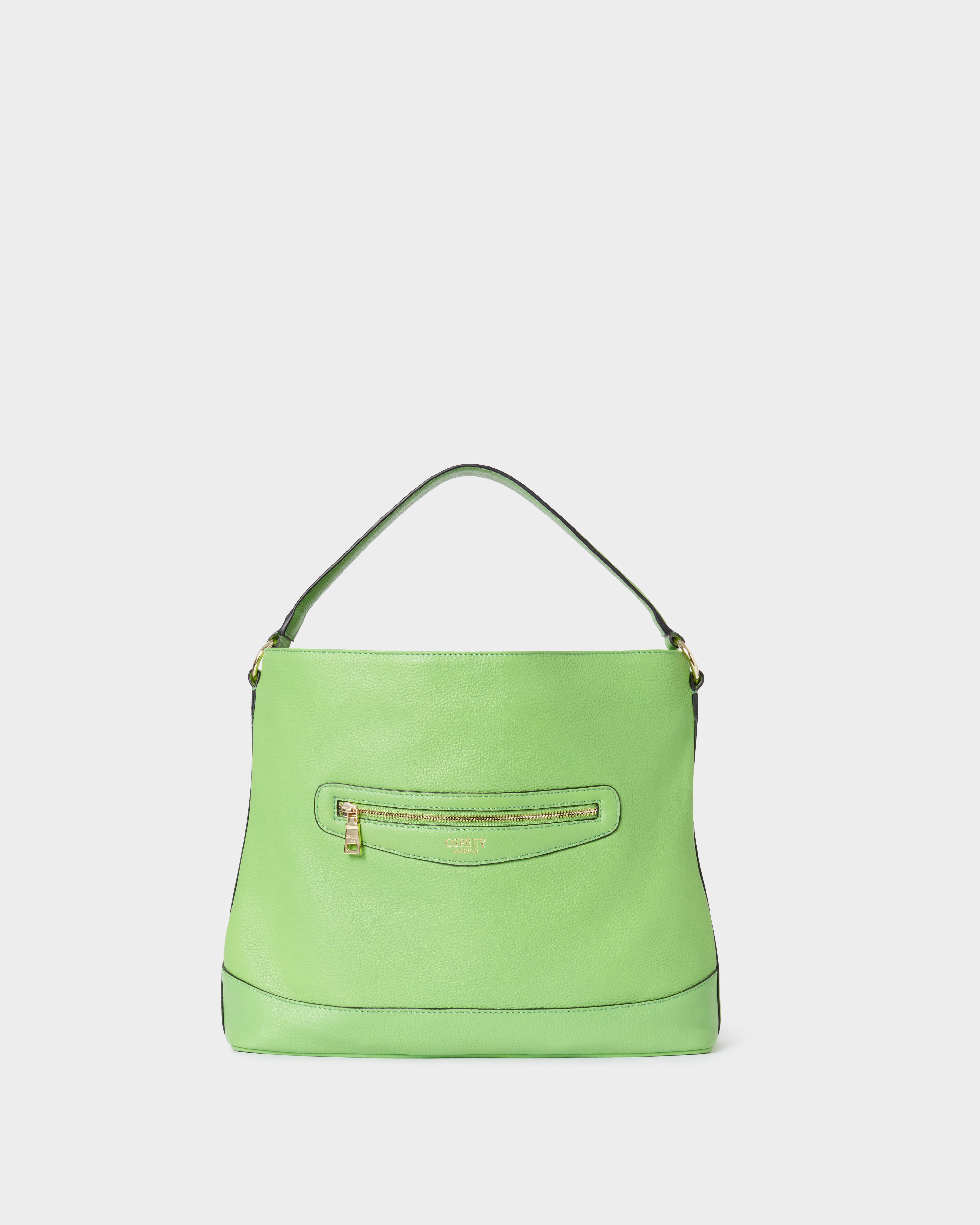 Image number 2 of The Hendrix Leather Hobo in Apple