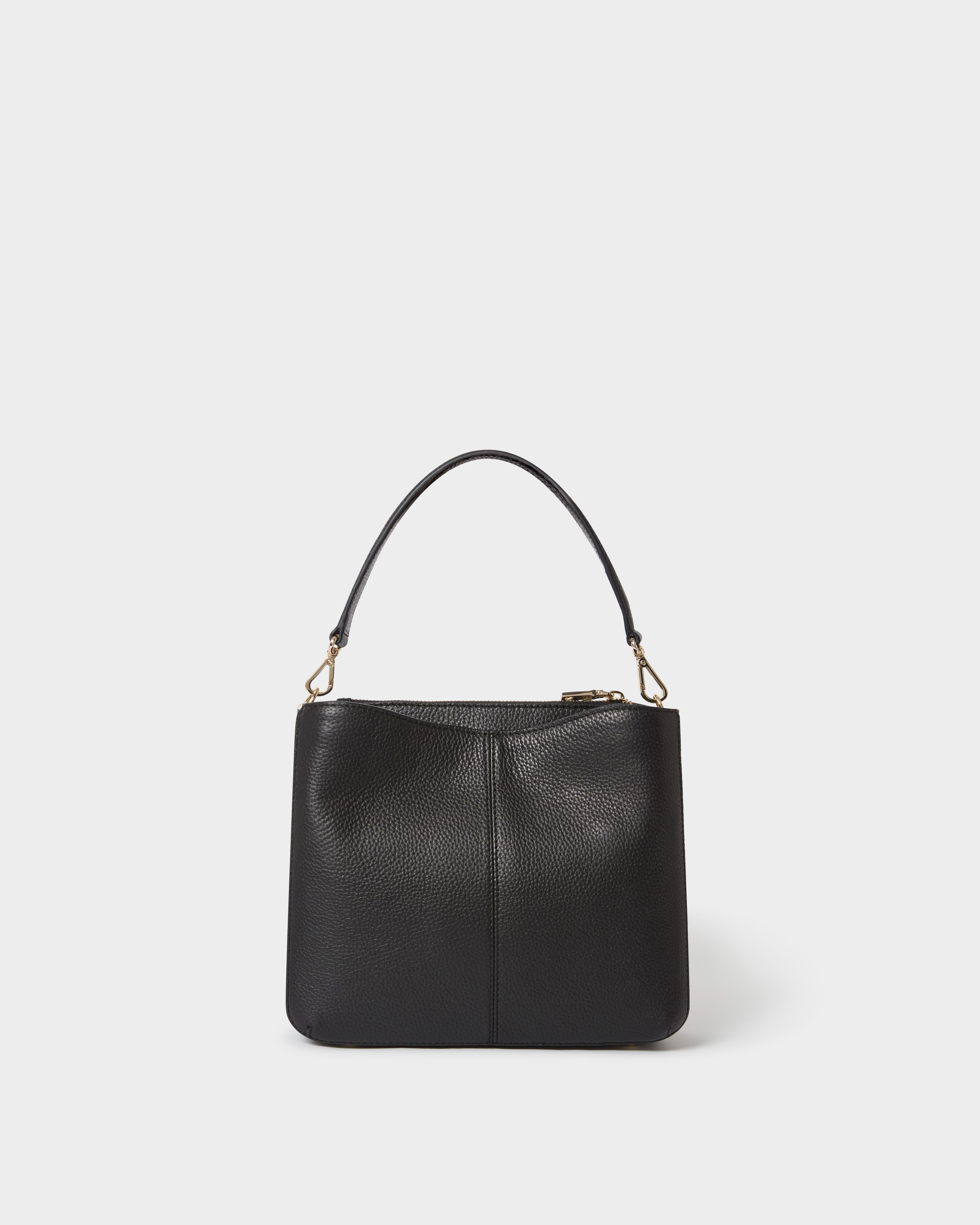 Image number 3 of The Winchester Leather Grab Bag in Black