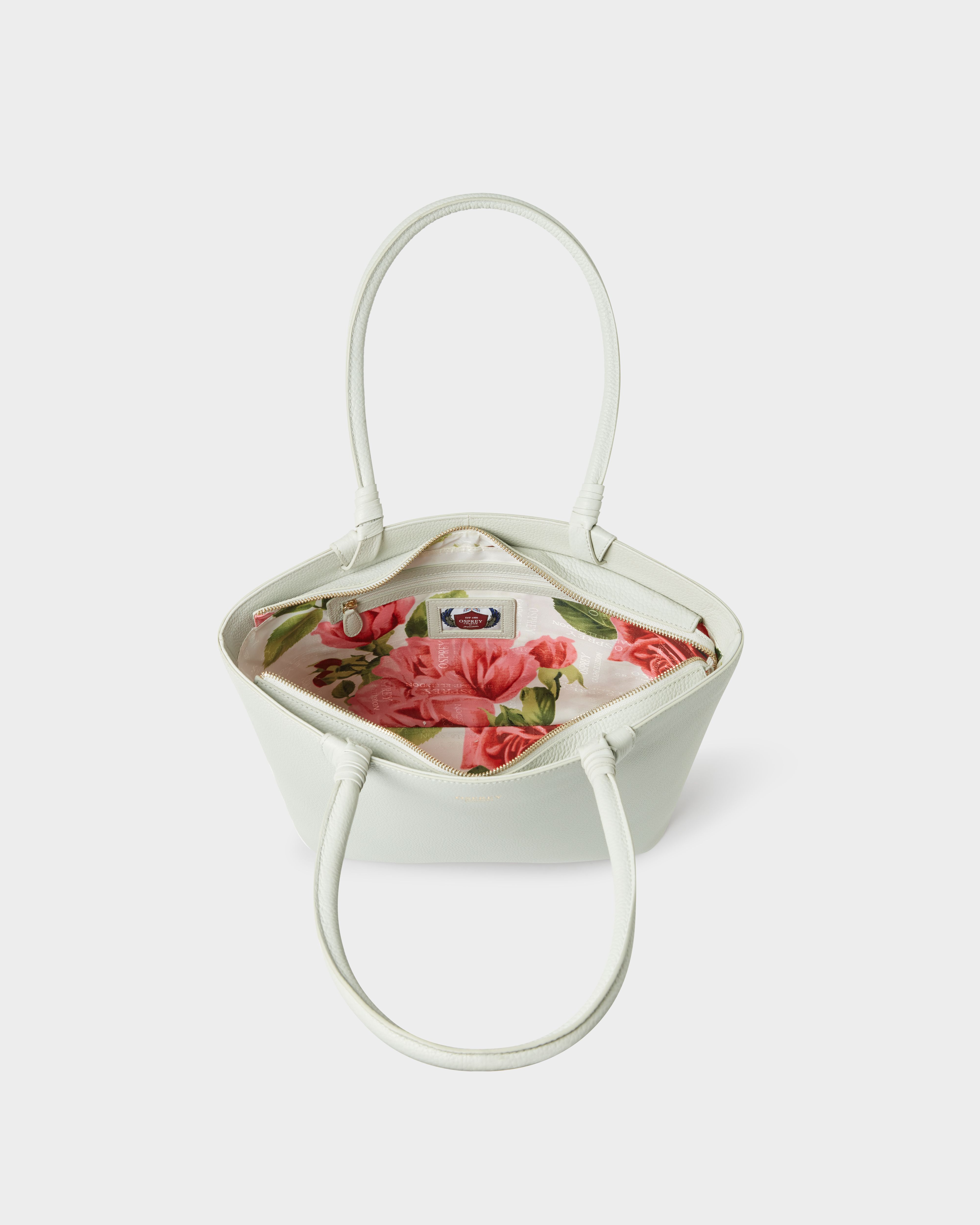 Image number 3 of The Collier Leather Tote in Natural