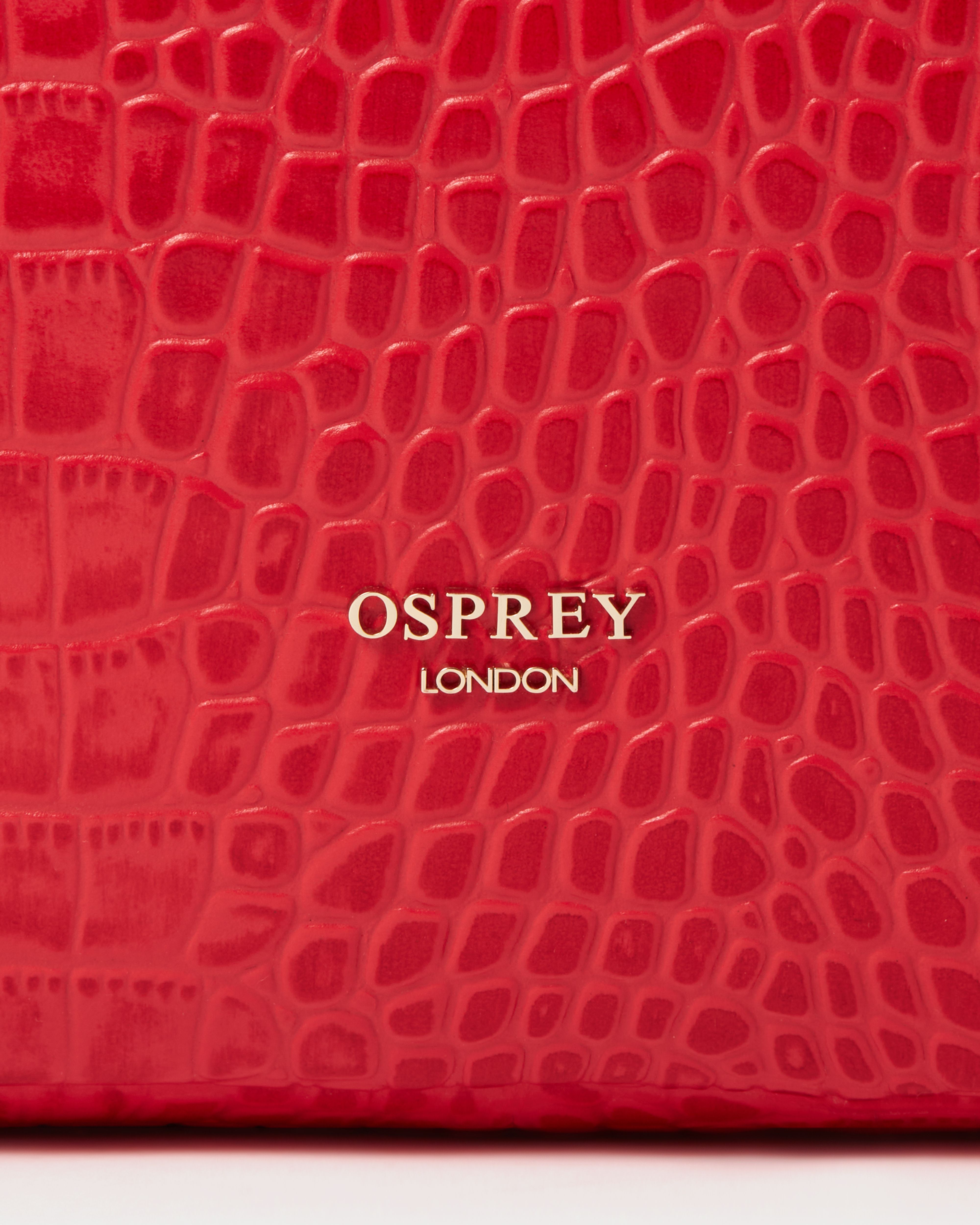 Image number 6 of The Kellie Leather Laptop Bag in Red