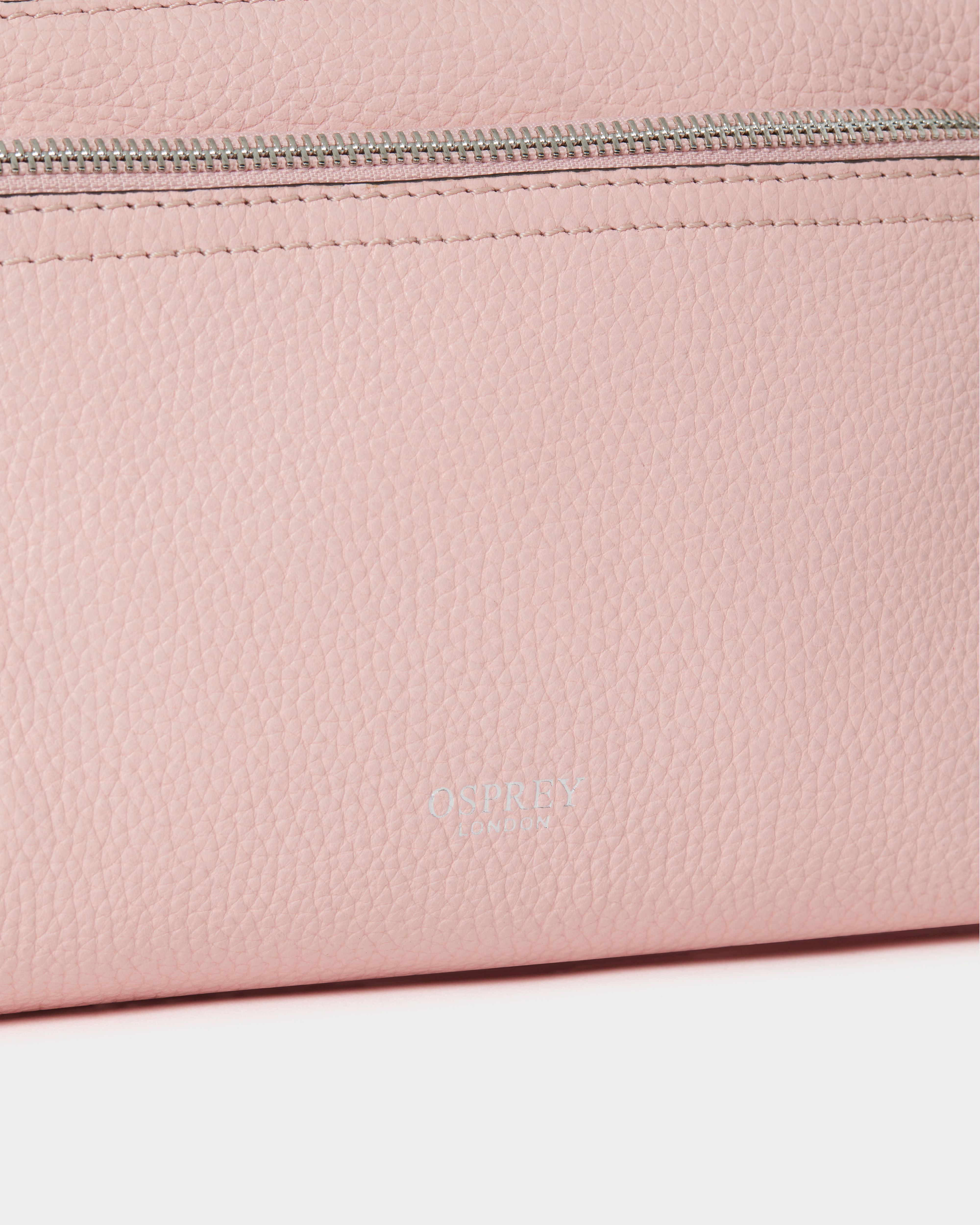 Image number 5 of The Stella Leather Crossbody in Blush