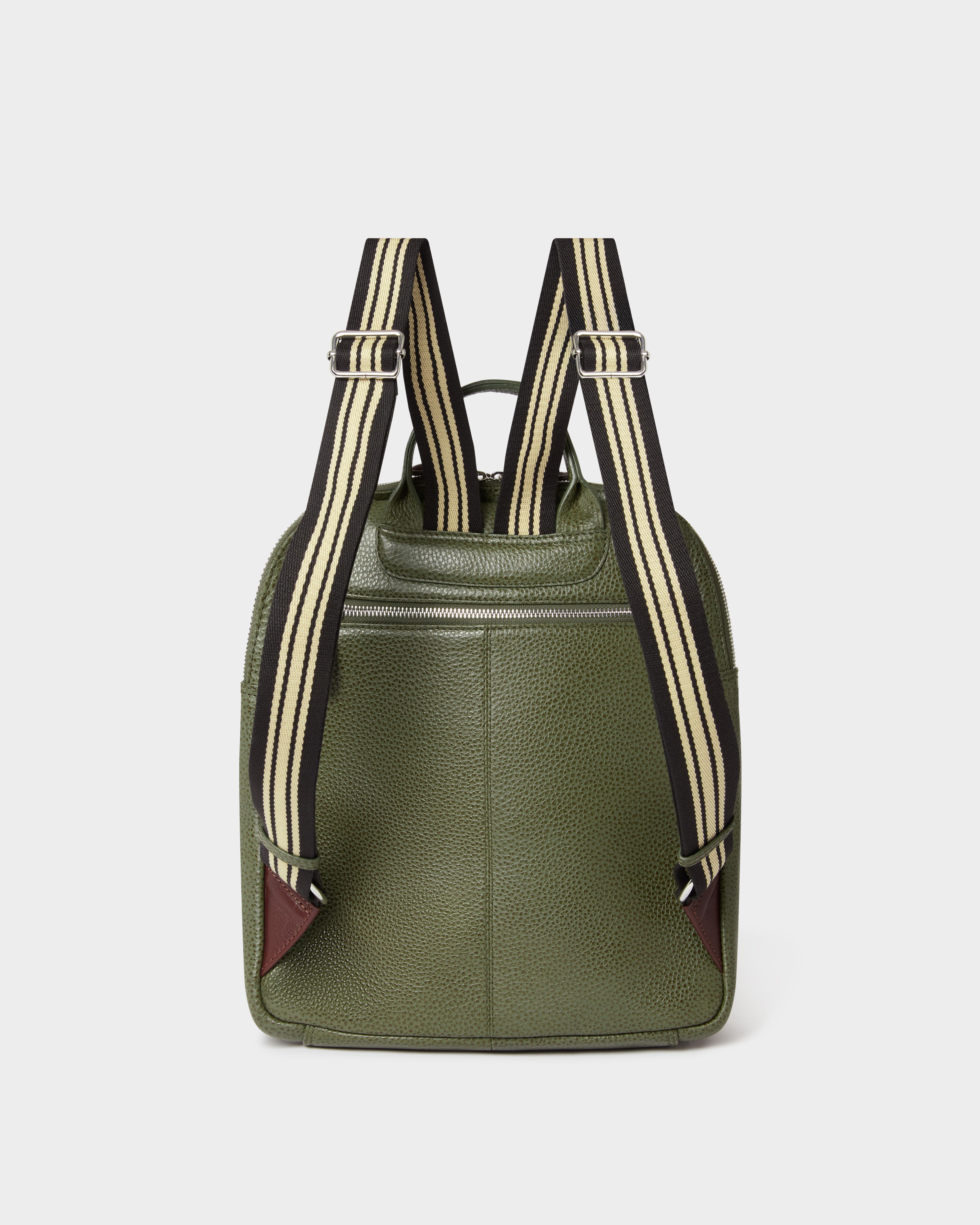 Image number 3 of The Chiswick Leather Backpack in Khaki