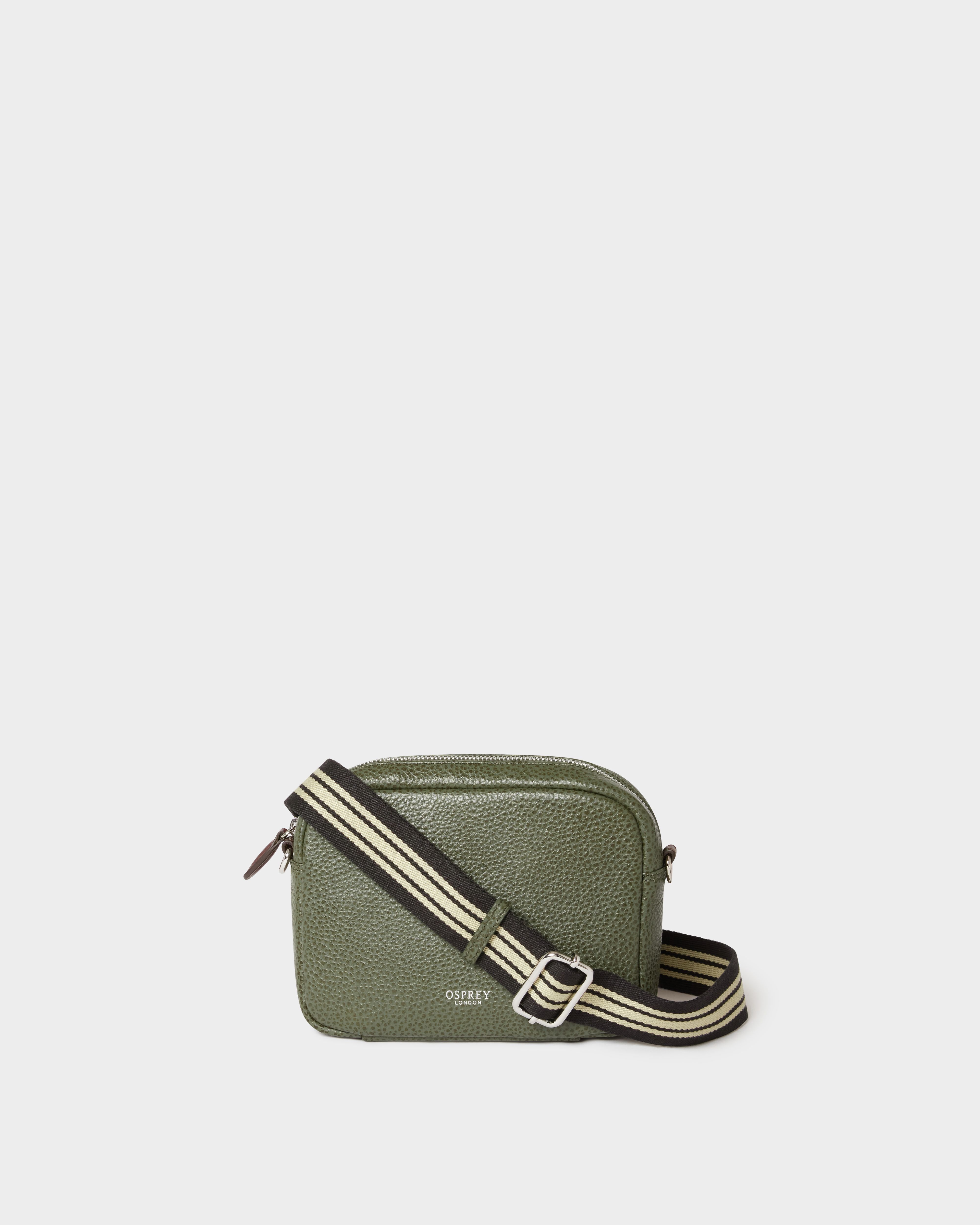 The Chiswick Leather Crossbodyin Khaki