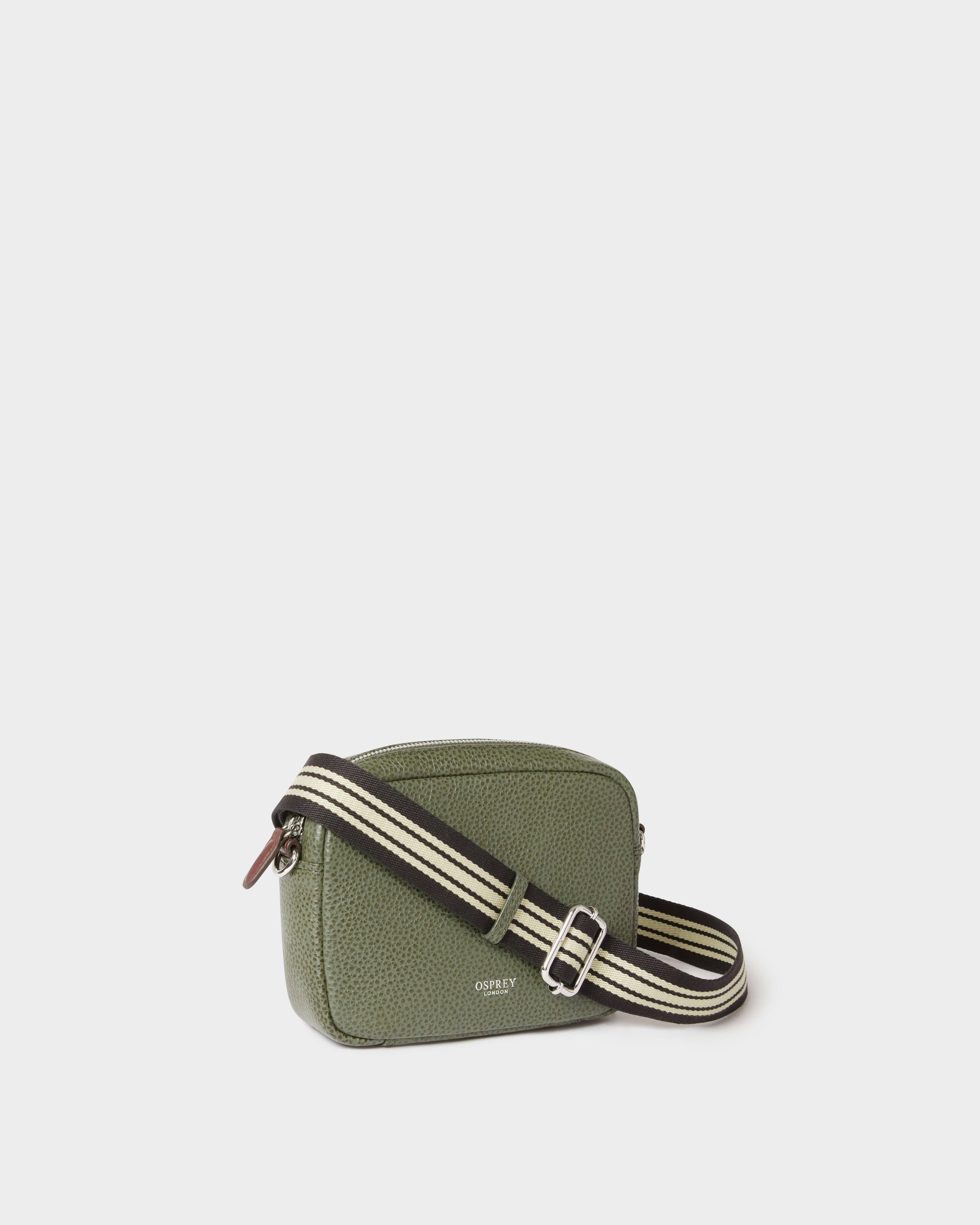 Image number 2 of The Chiswick Leather Crossbodyin Khaki
