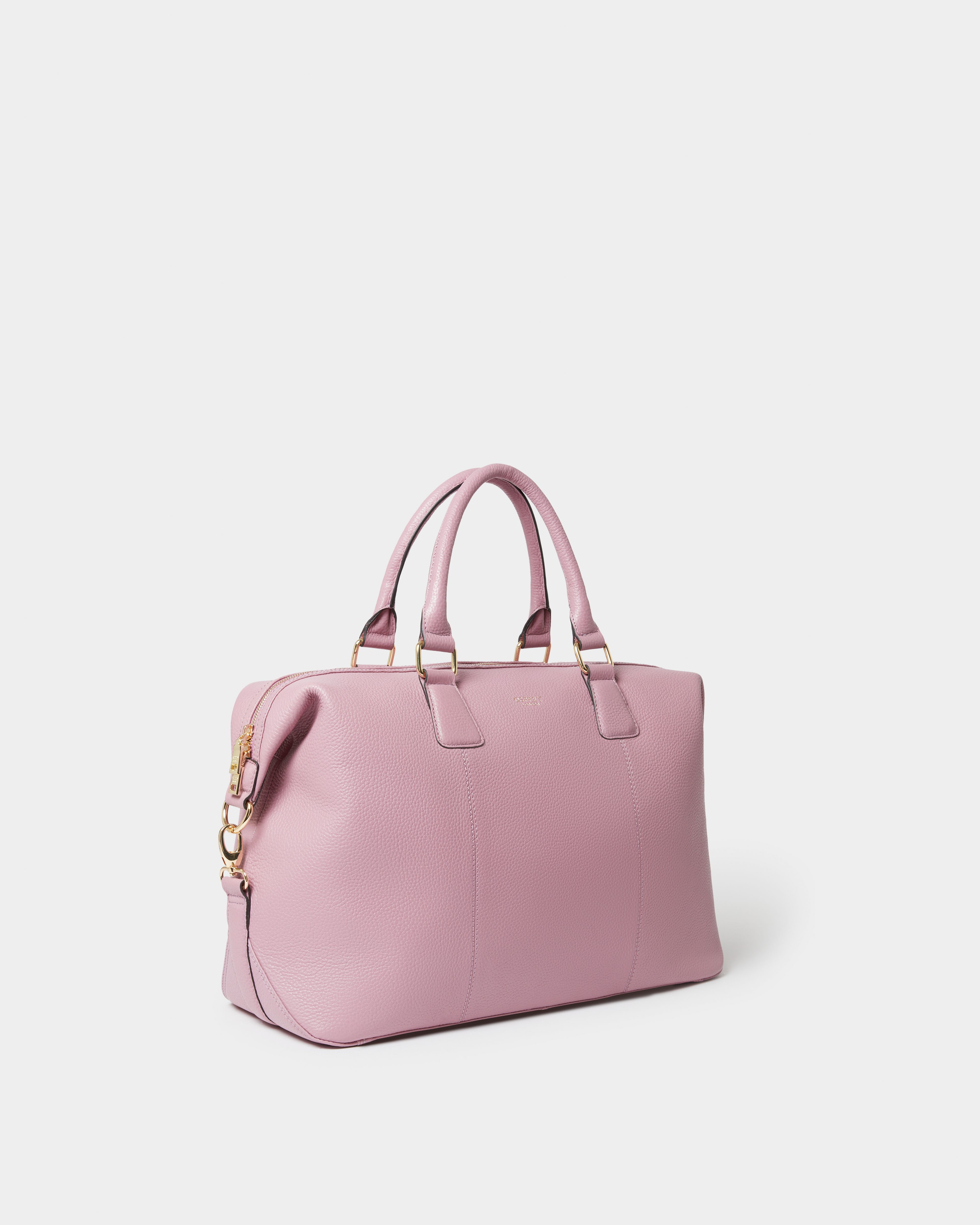 Image number 3 of The Adaline Leather Weekender in Heather