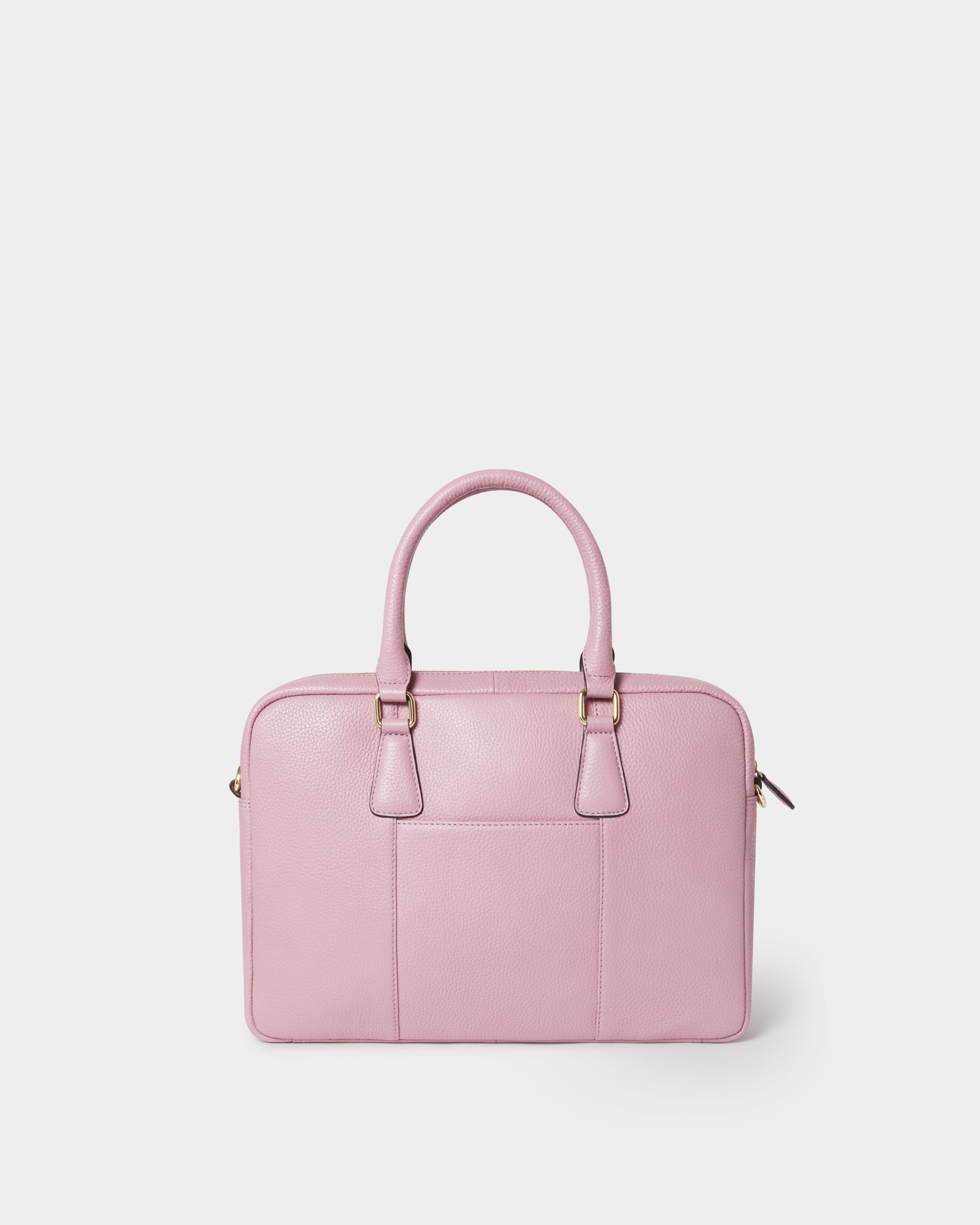 Image number 4 of The Adaline Leather Laptop Bag in Heather