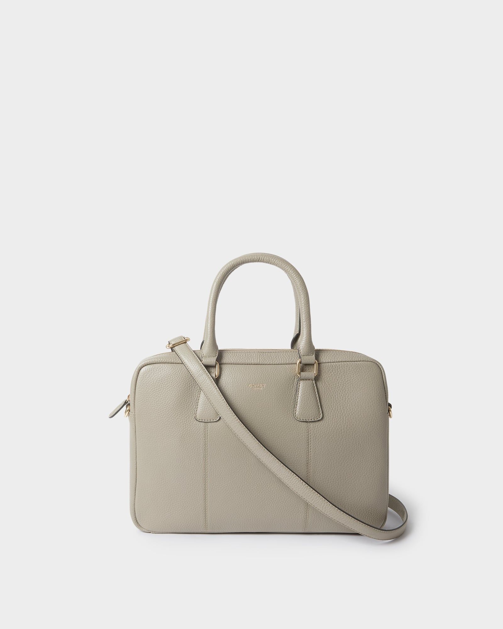 Image number 1 of The Adaline Leather Laptop Bag in Rock