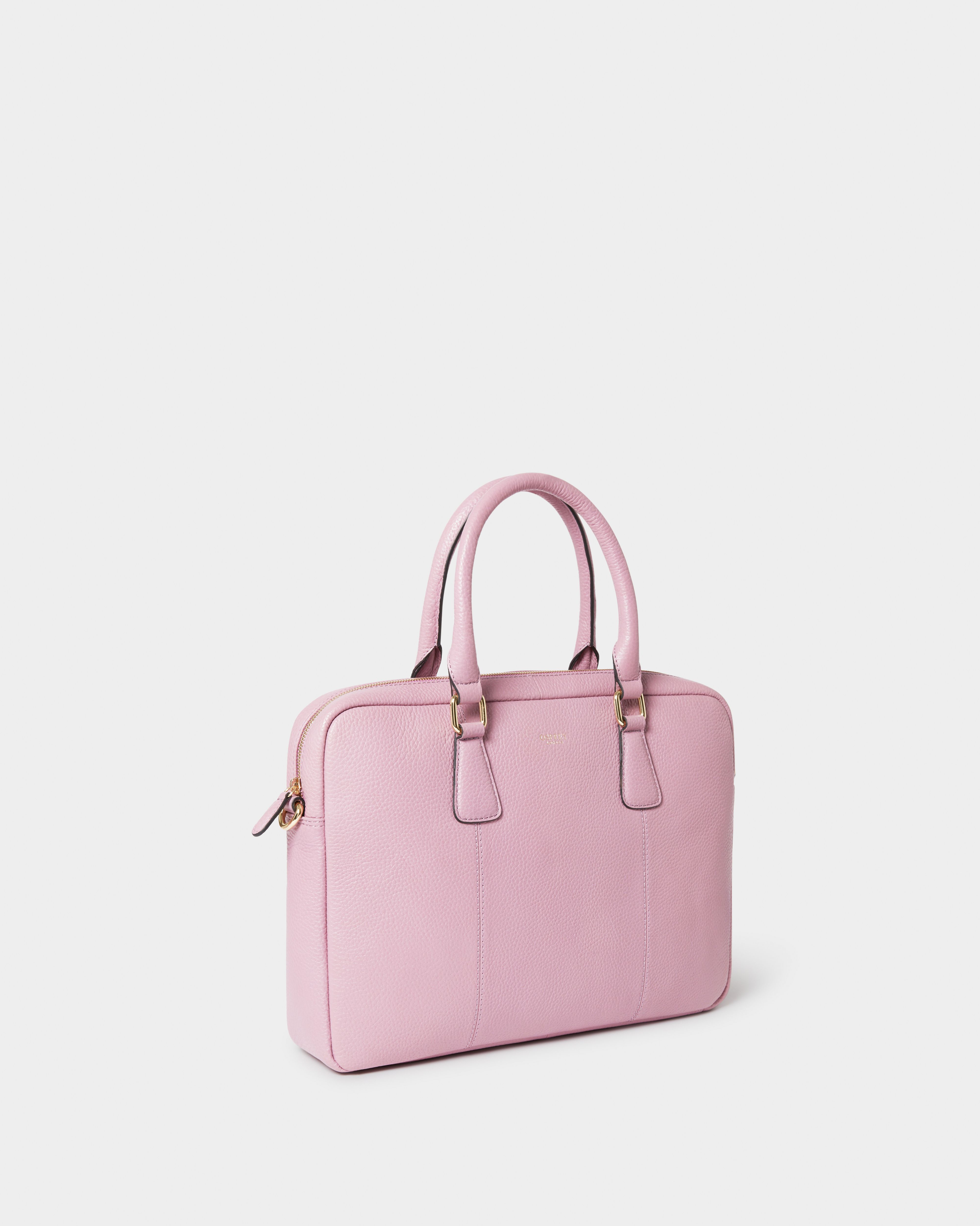 Image number 3 of The Adaline Leather Laptop Bag in Heather