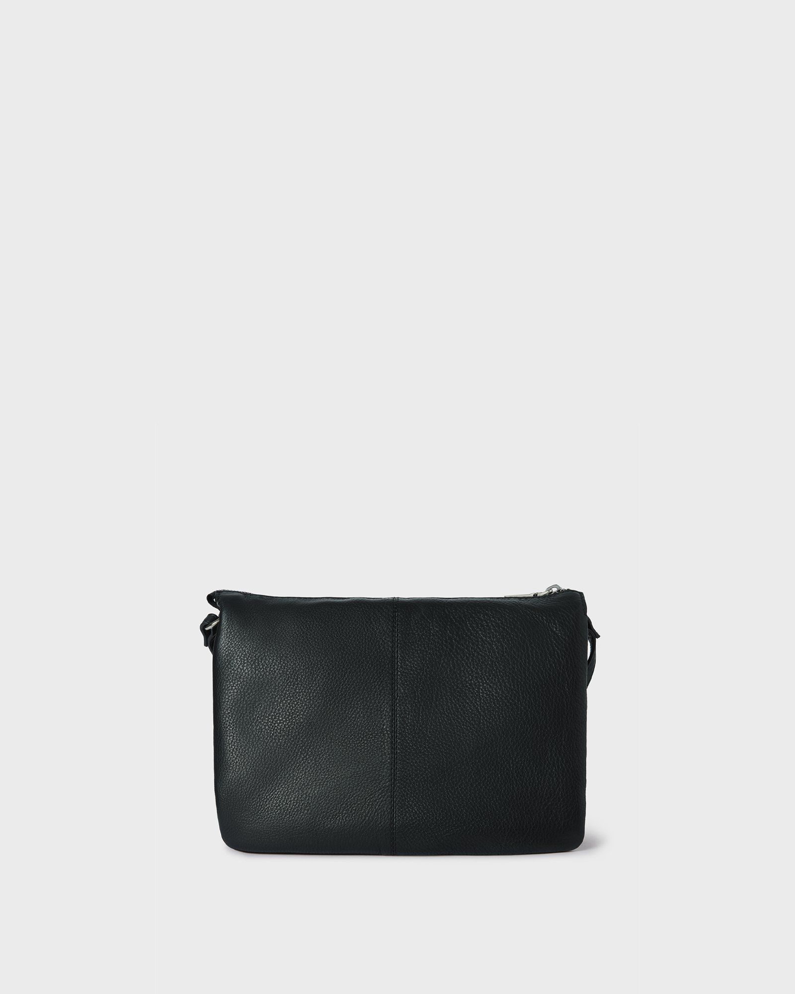Image number 4 of The Kelso Leather Large Crossbody in Black