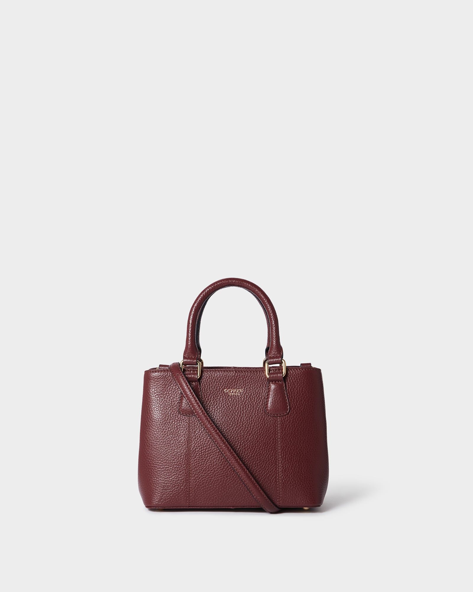 Image number 1 of The Adaline Leather Mini Grab in Merlot