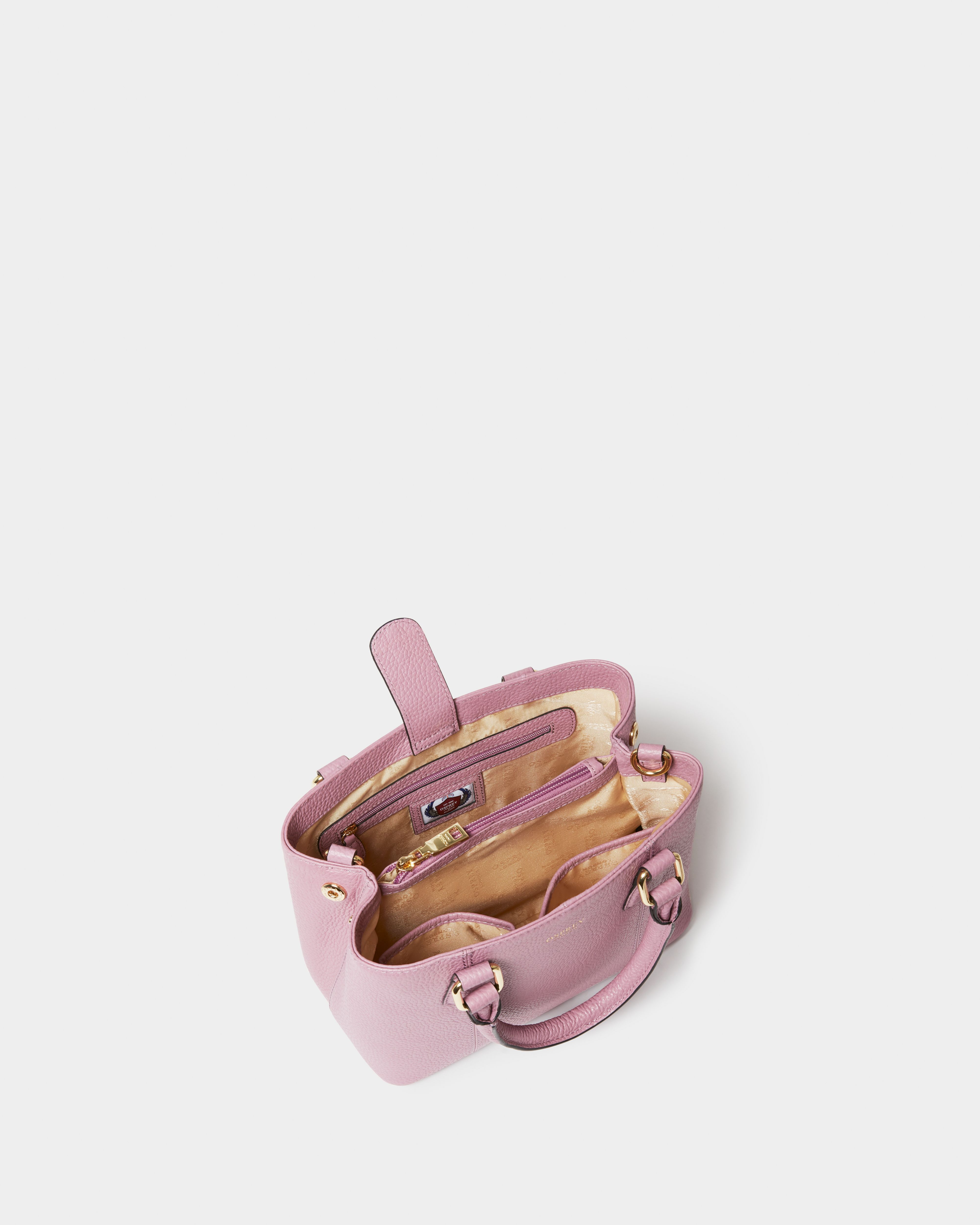 Image number 4 of The Adaline Mini Leather Grab in Heather
