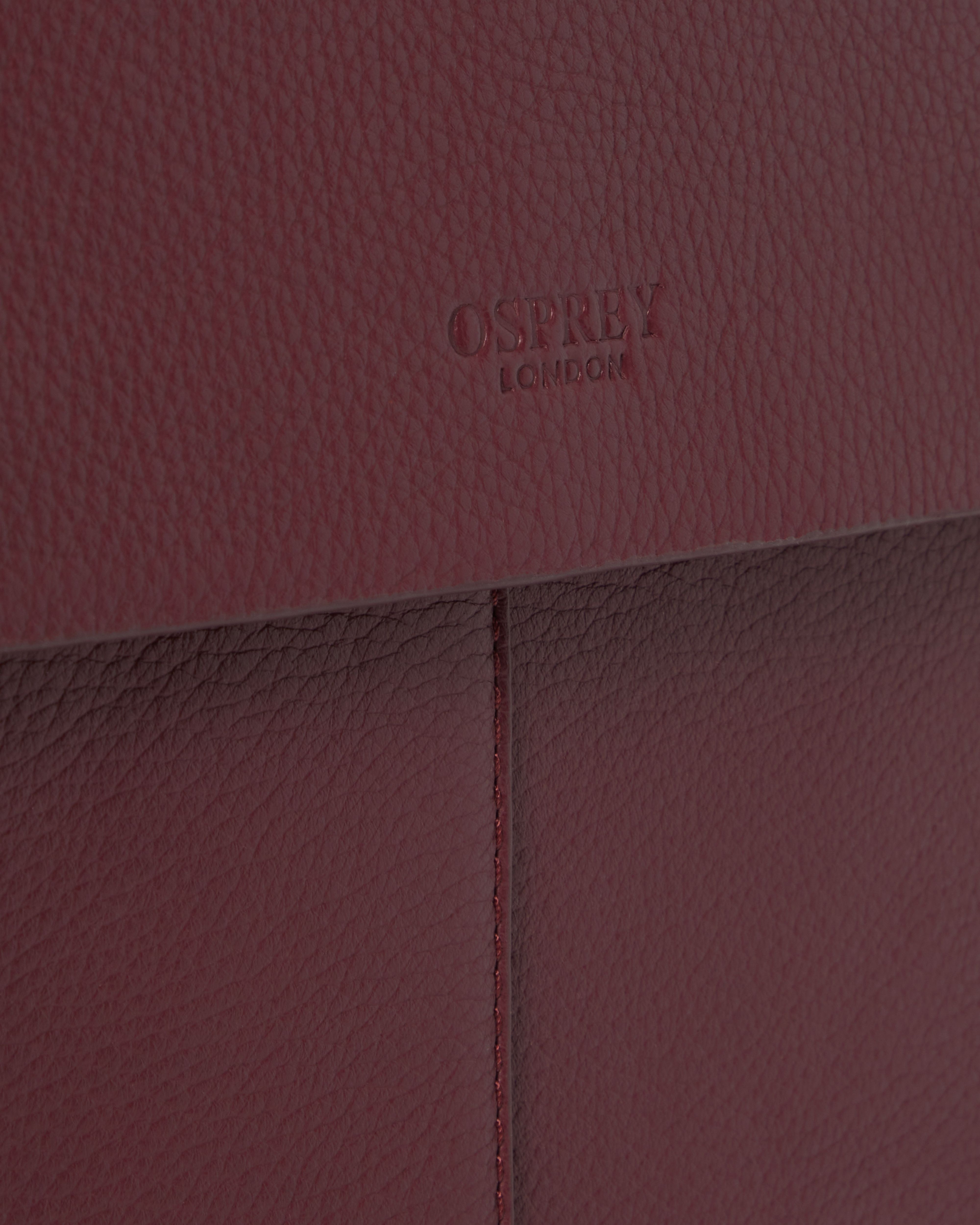 Image number 6 of The Forest Leather Briefcase in Merlot