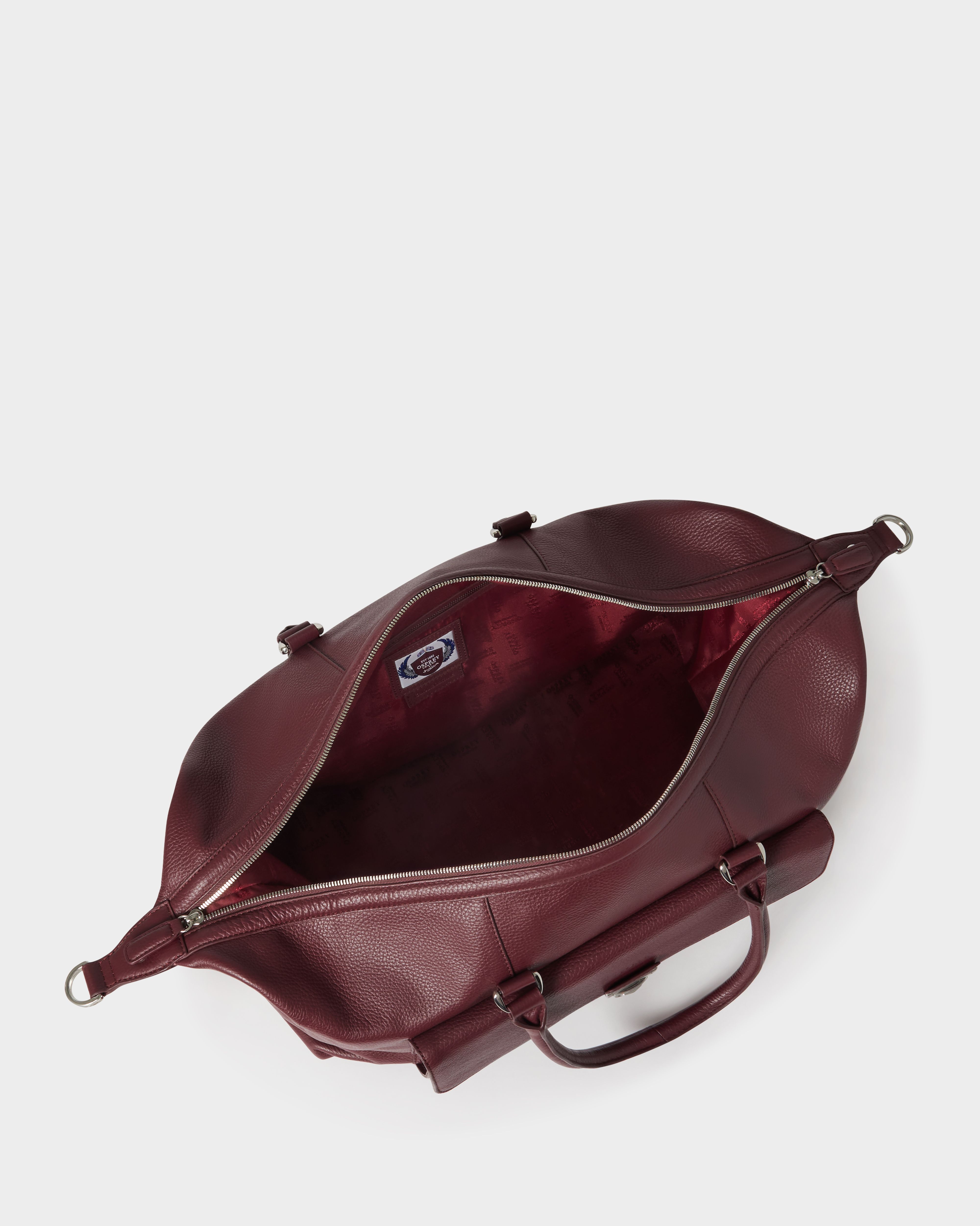 Image number 4 of The Forest Leather Weekender in Merlot