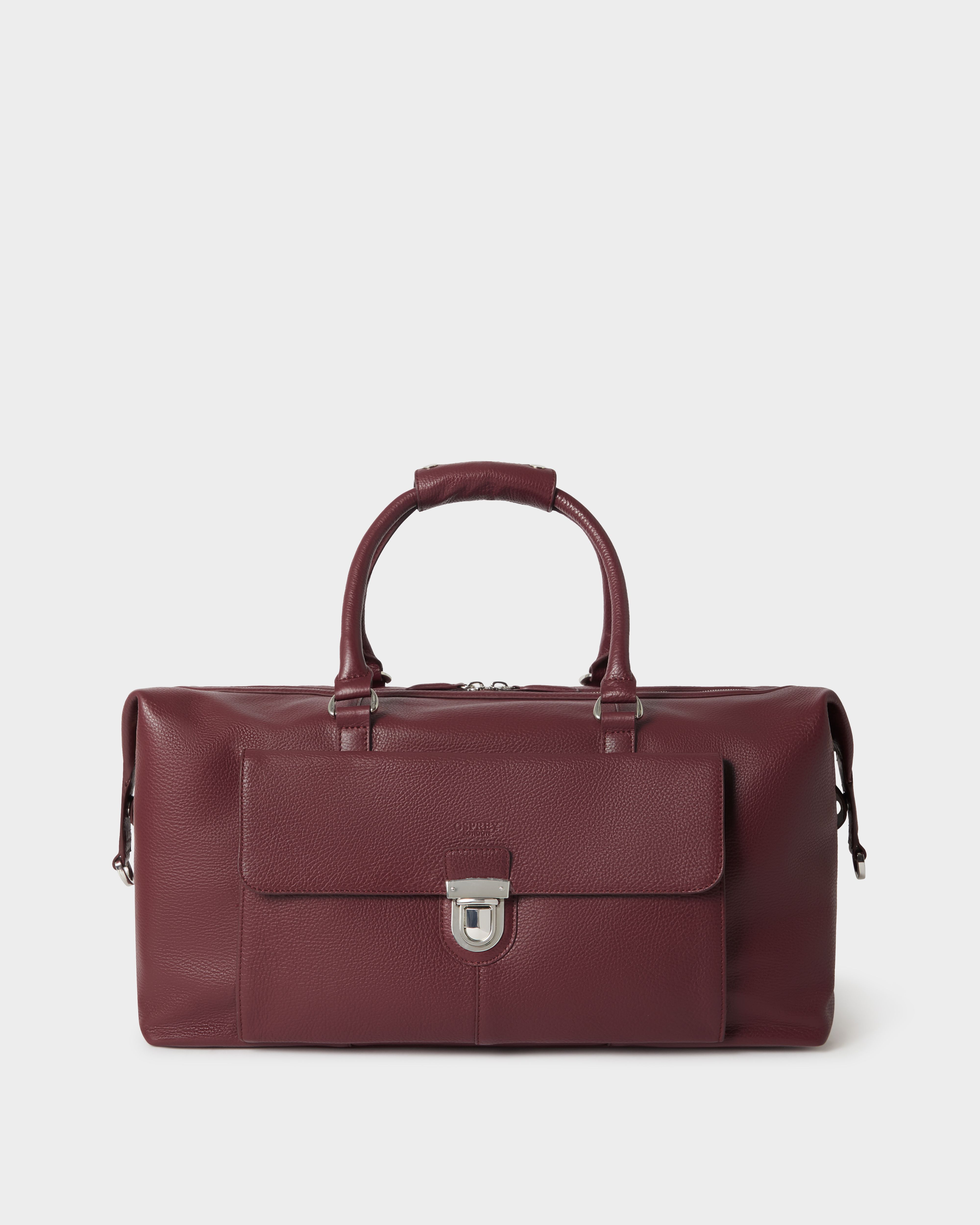 Image number 2 of The Forest Leather Weekender in Merlot