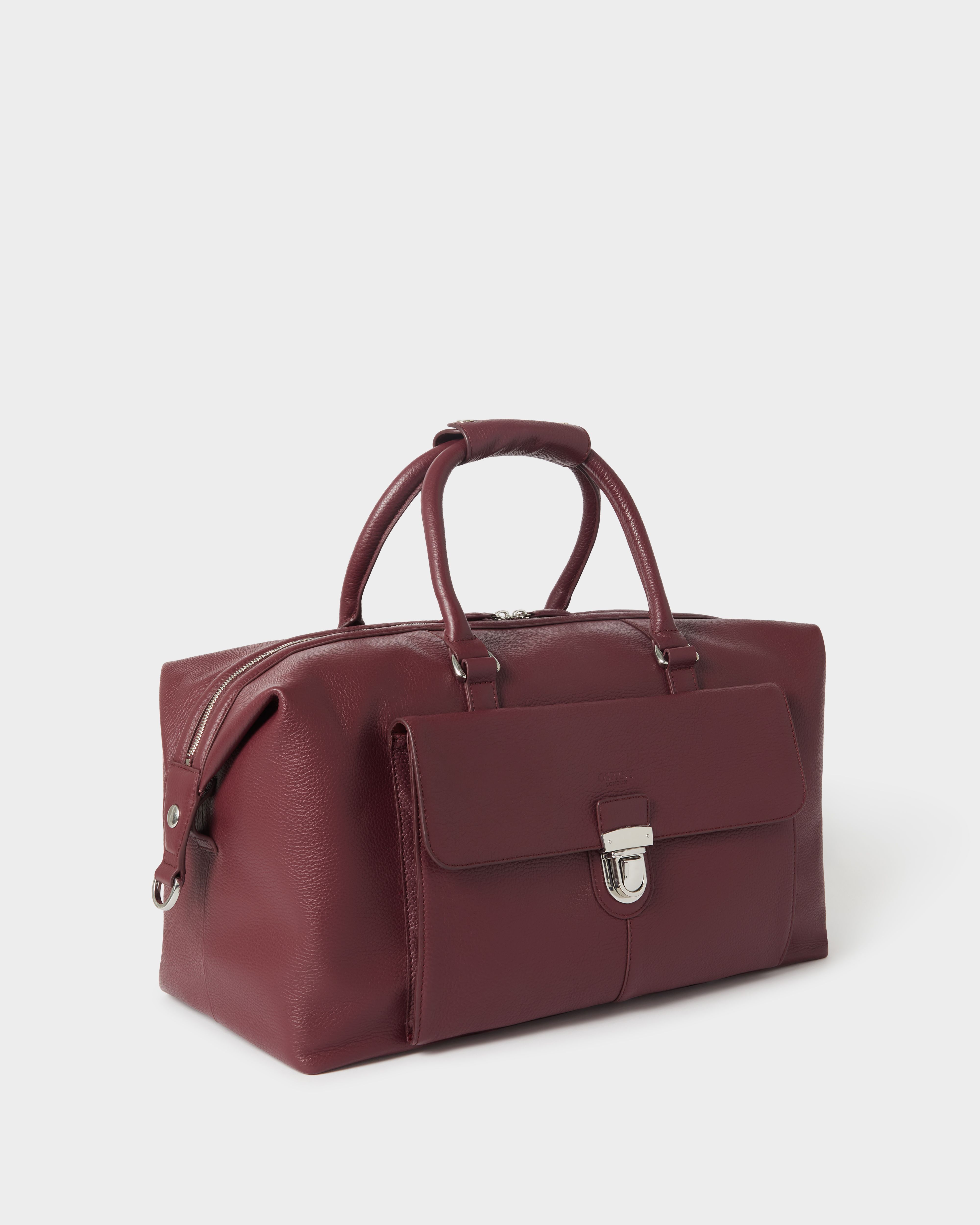 Image number 3 of The Forest Leather Weekender in Merlot
