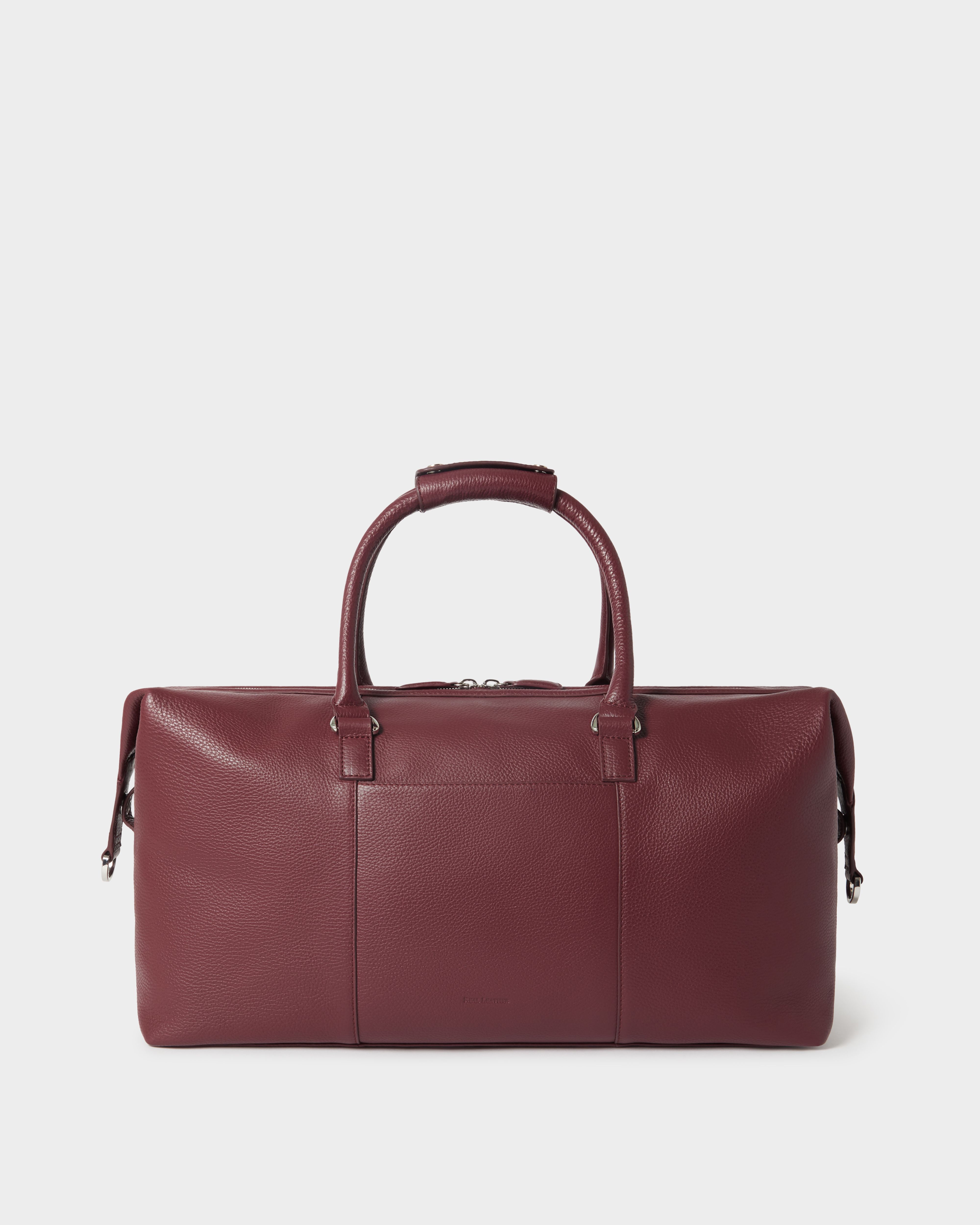 Image number 5 of The Forest Leather Weekender in Merlot