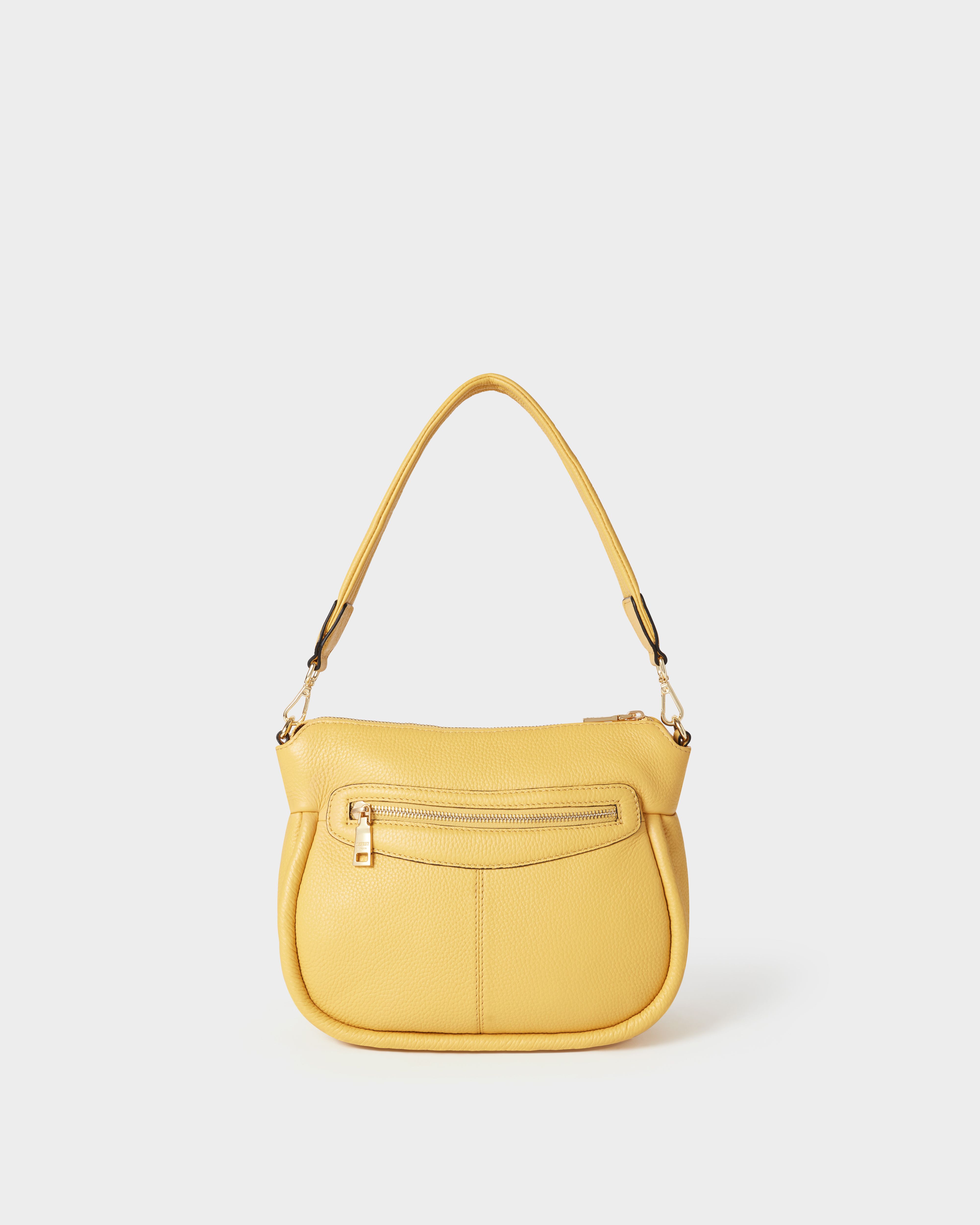 Image number 4 of The Hendrix Leather Shoulder Bag in Pollen