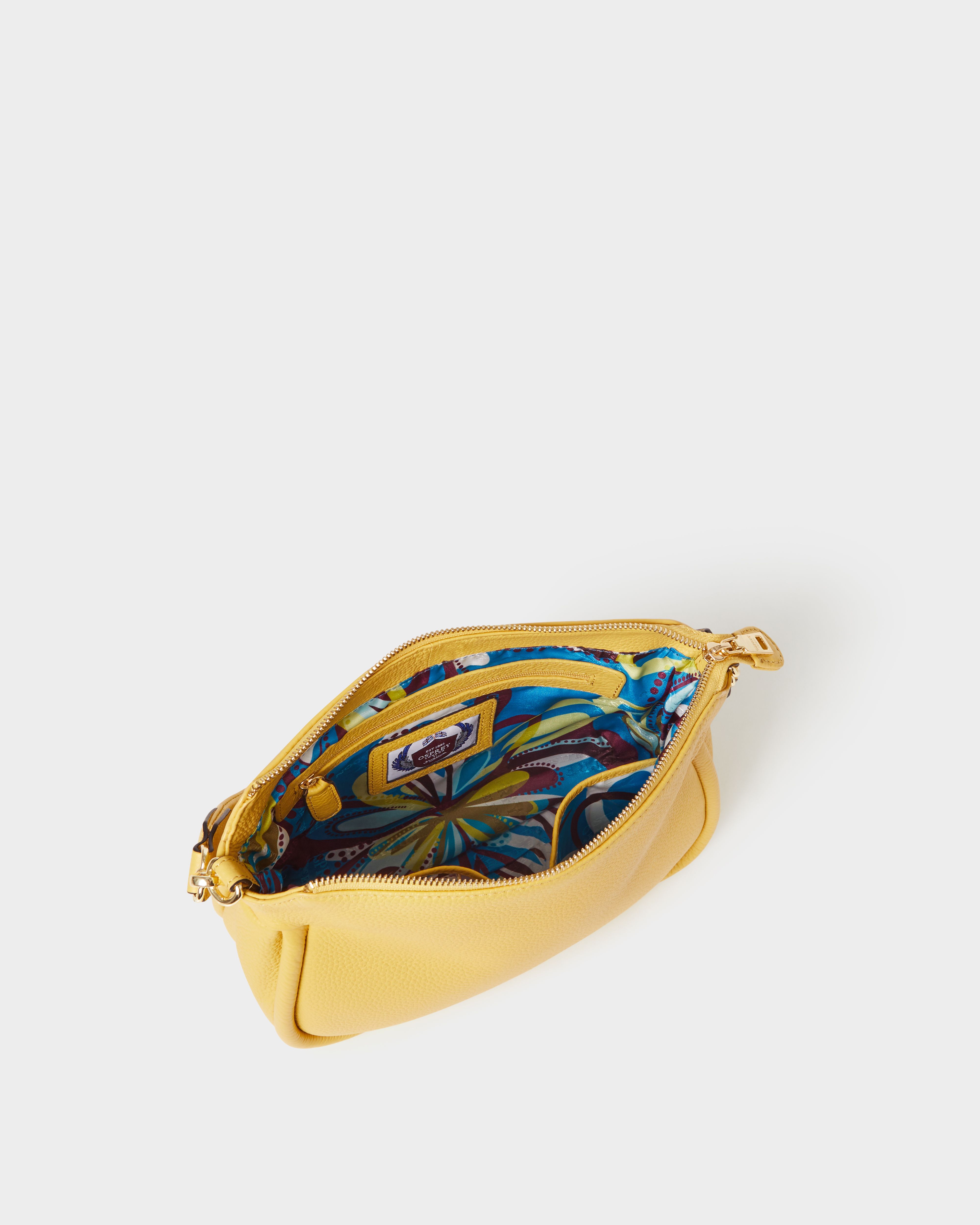 Image number 5 of The Hendrix Leather Shoulder Bag in Pollen