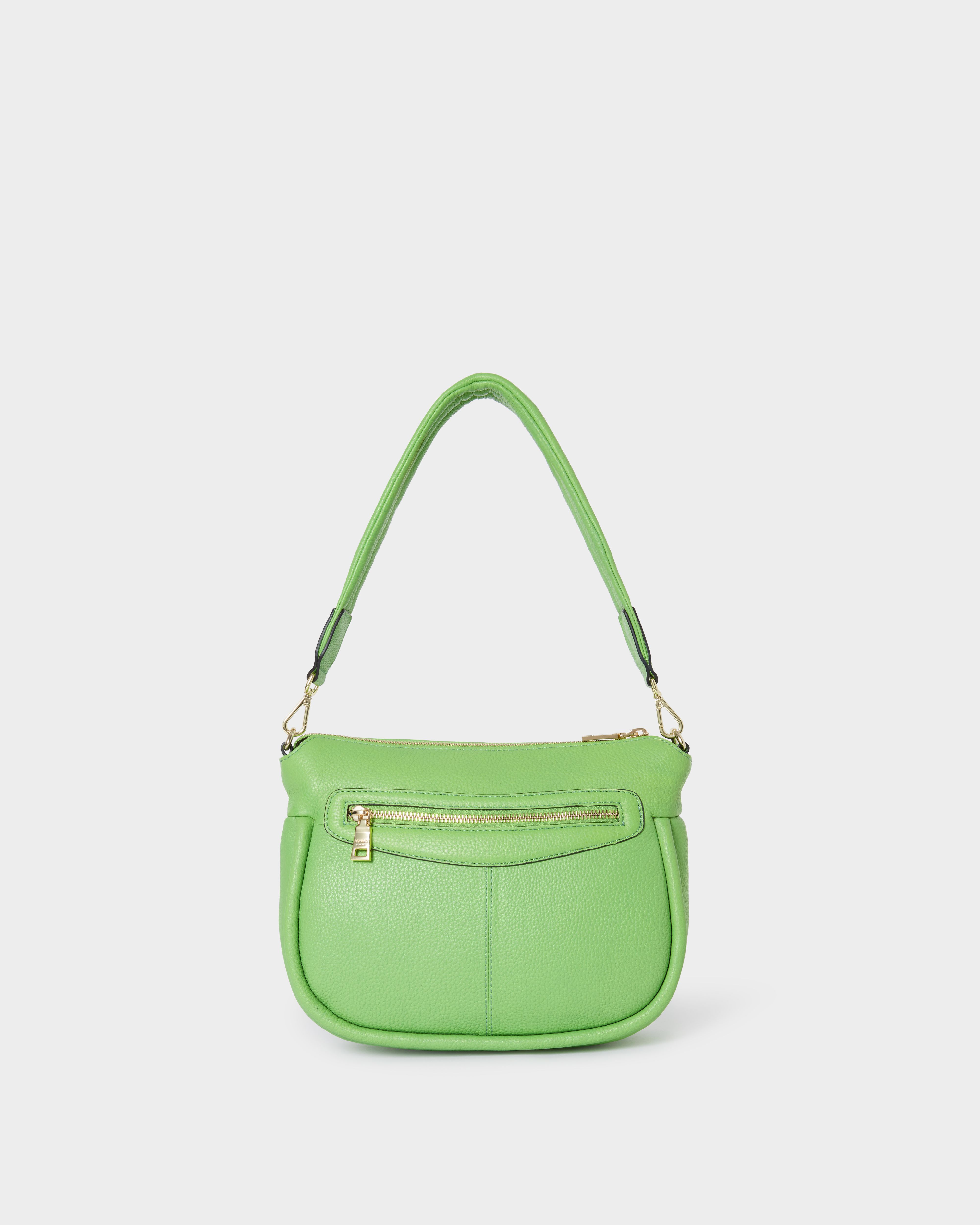 Image number 3 of The Hendrix Leather Shoulder Bag in Apple