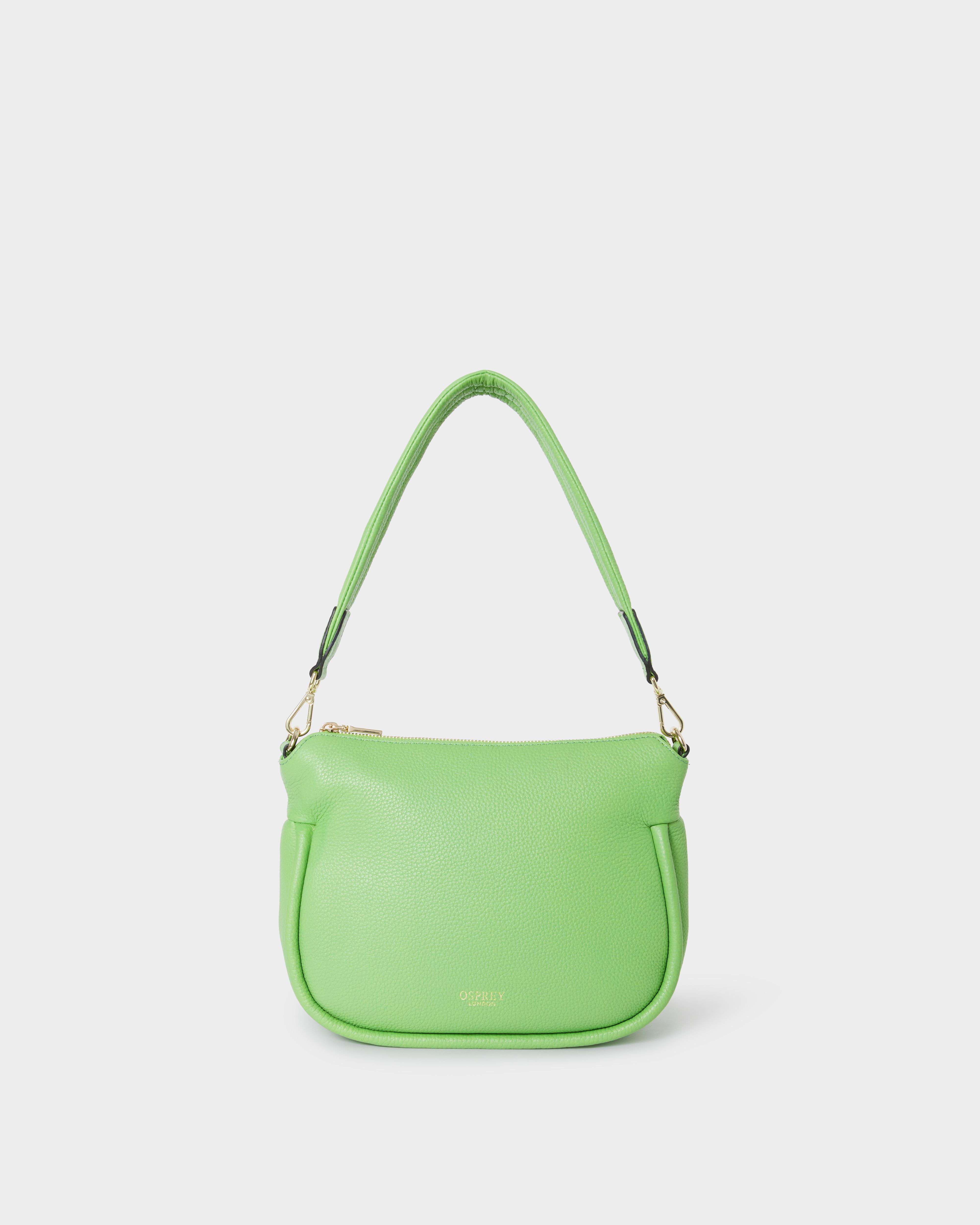 Image number 6 of The Hendrix Leather Shoulder Bag in Apple
