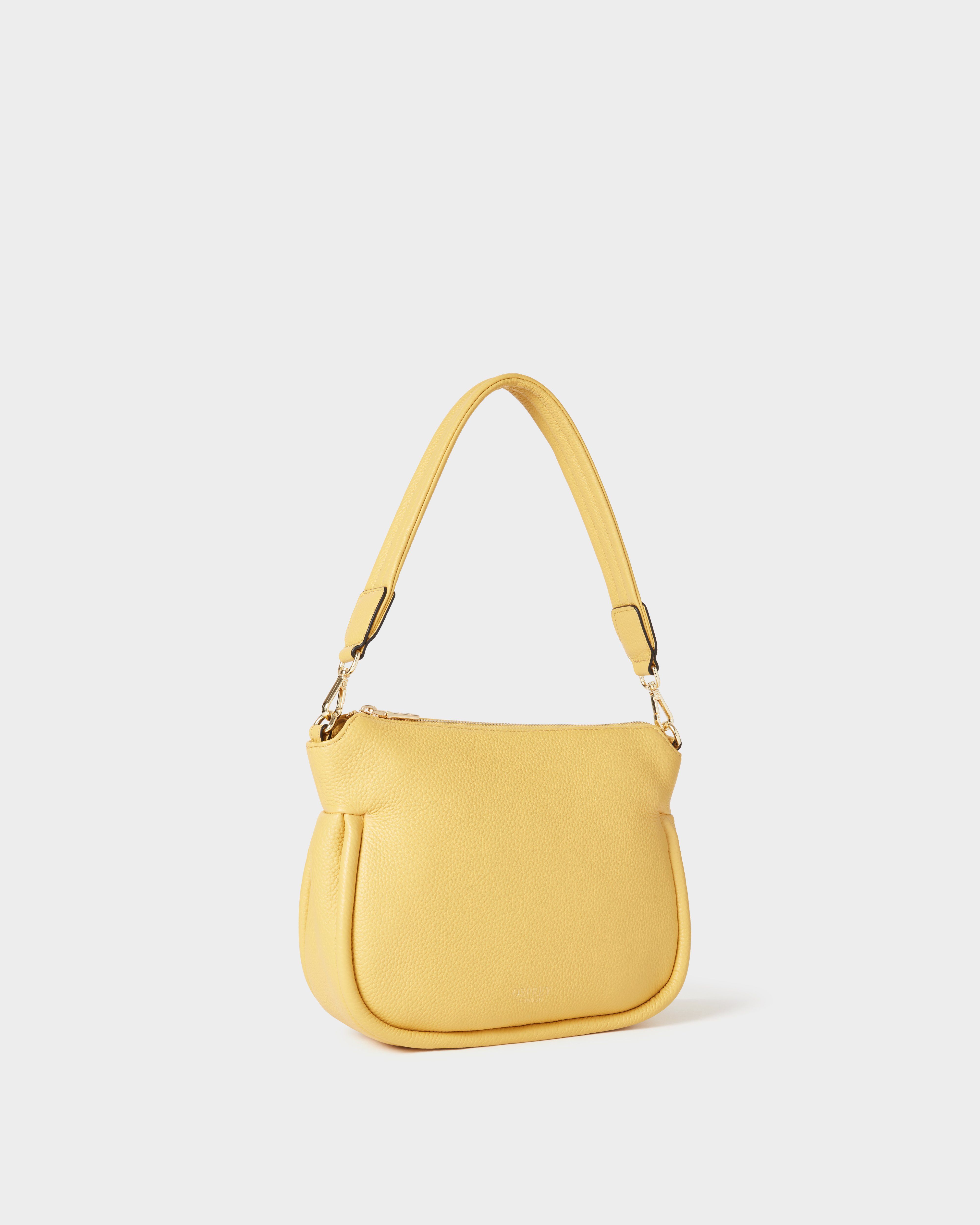Image number 3 of The Hendrix Leather Shoulder Bag in Pollen