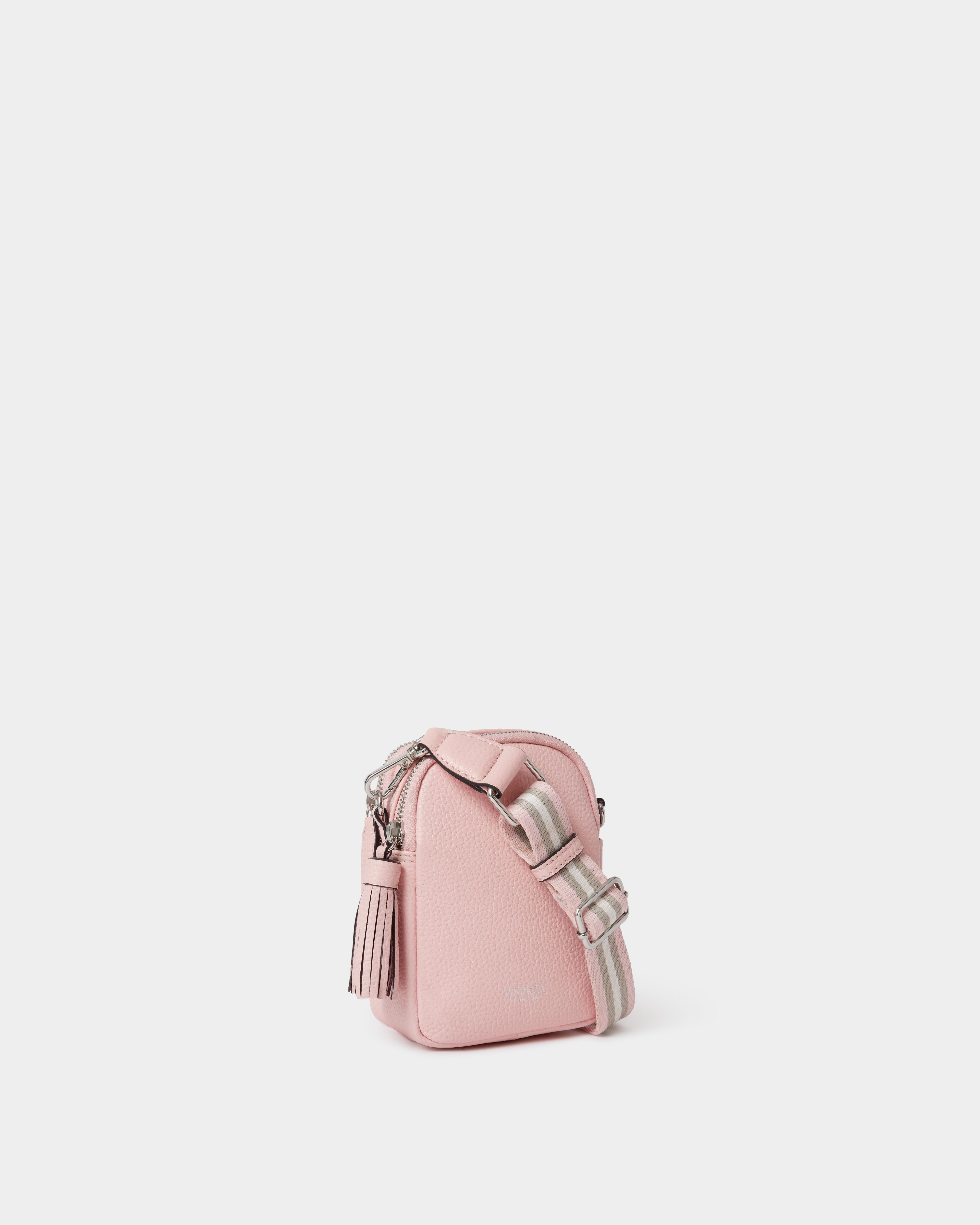 Image number 2 of The Stella Leather Phone Bag in Blush