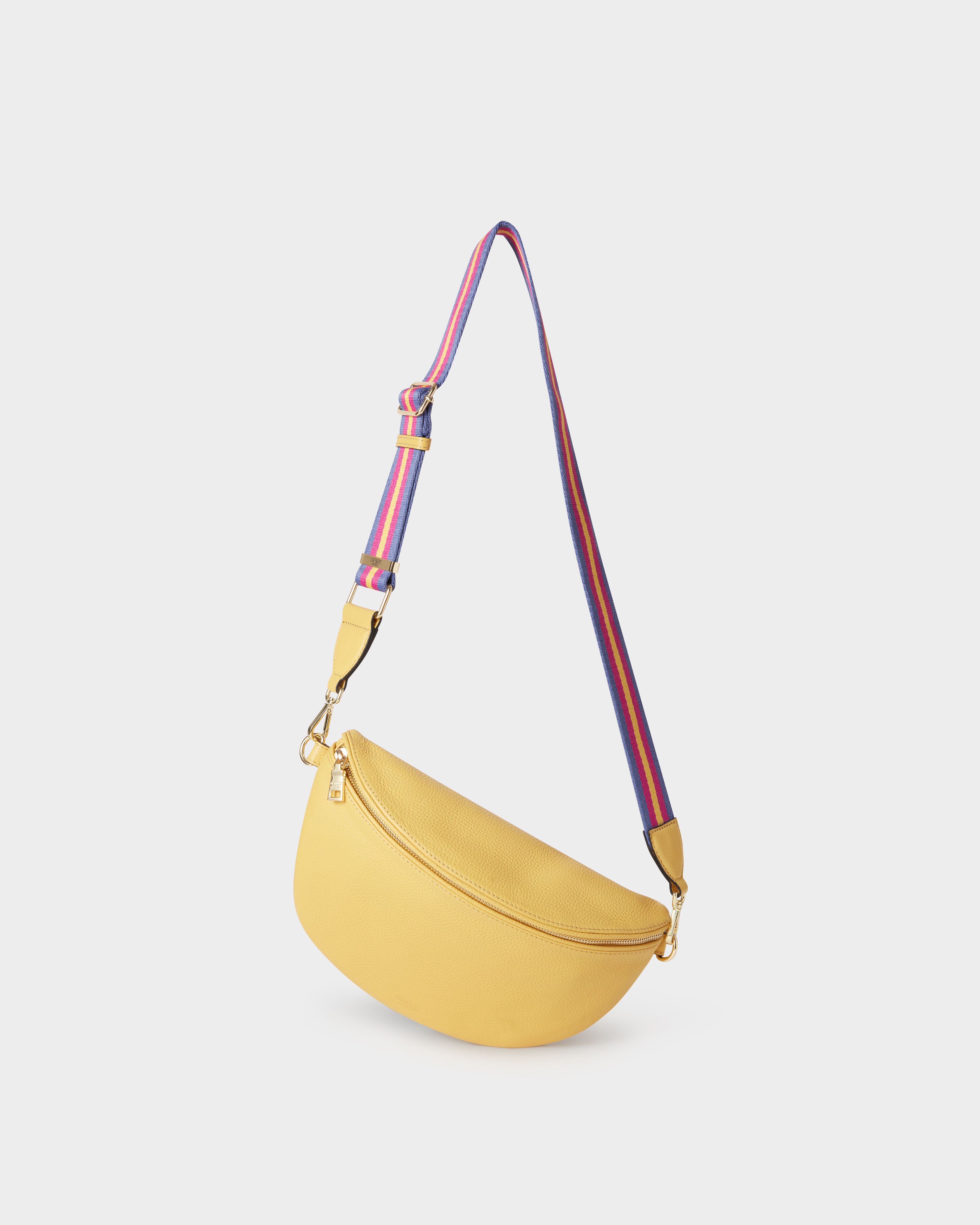 Image number 3 of The Hendrix Leather Sling Bag in Pollen