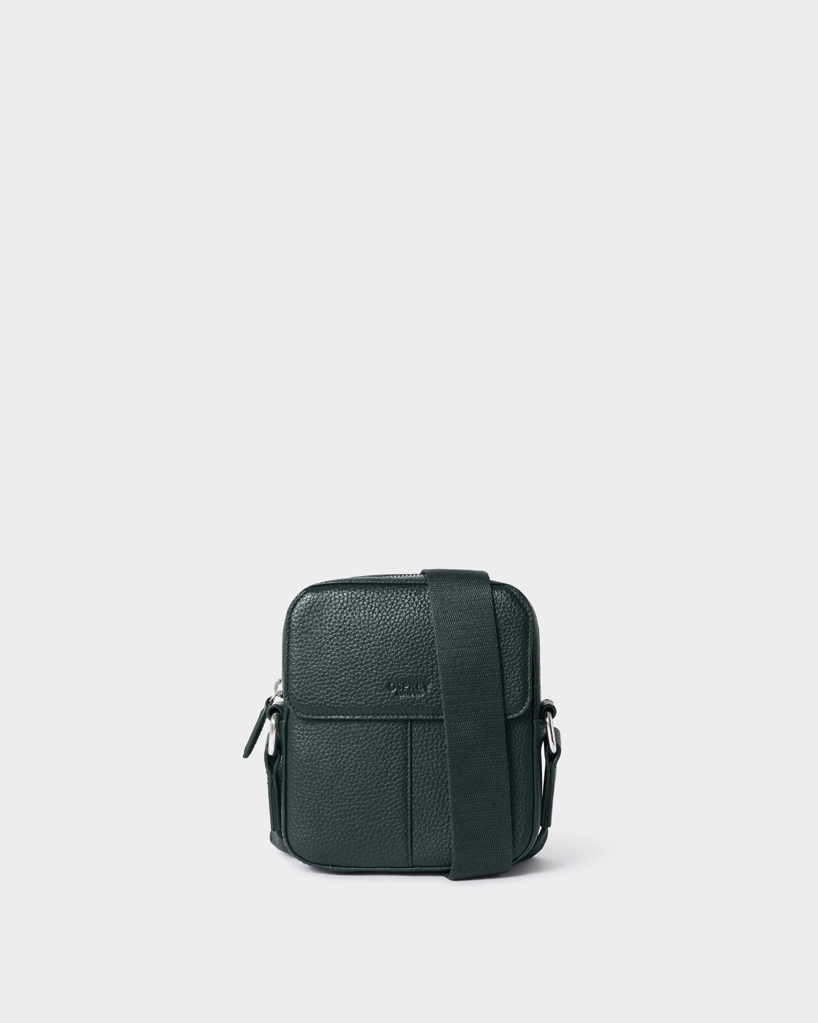 Image number 1 of The Jacob Leather Phone Bag in Forest