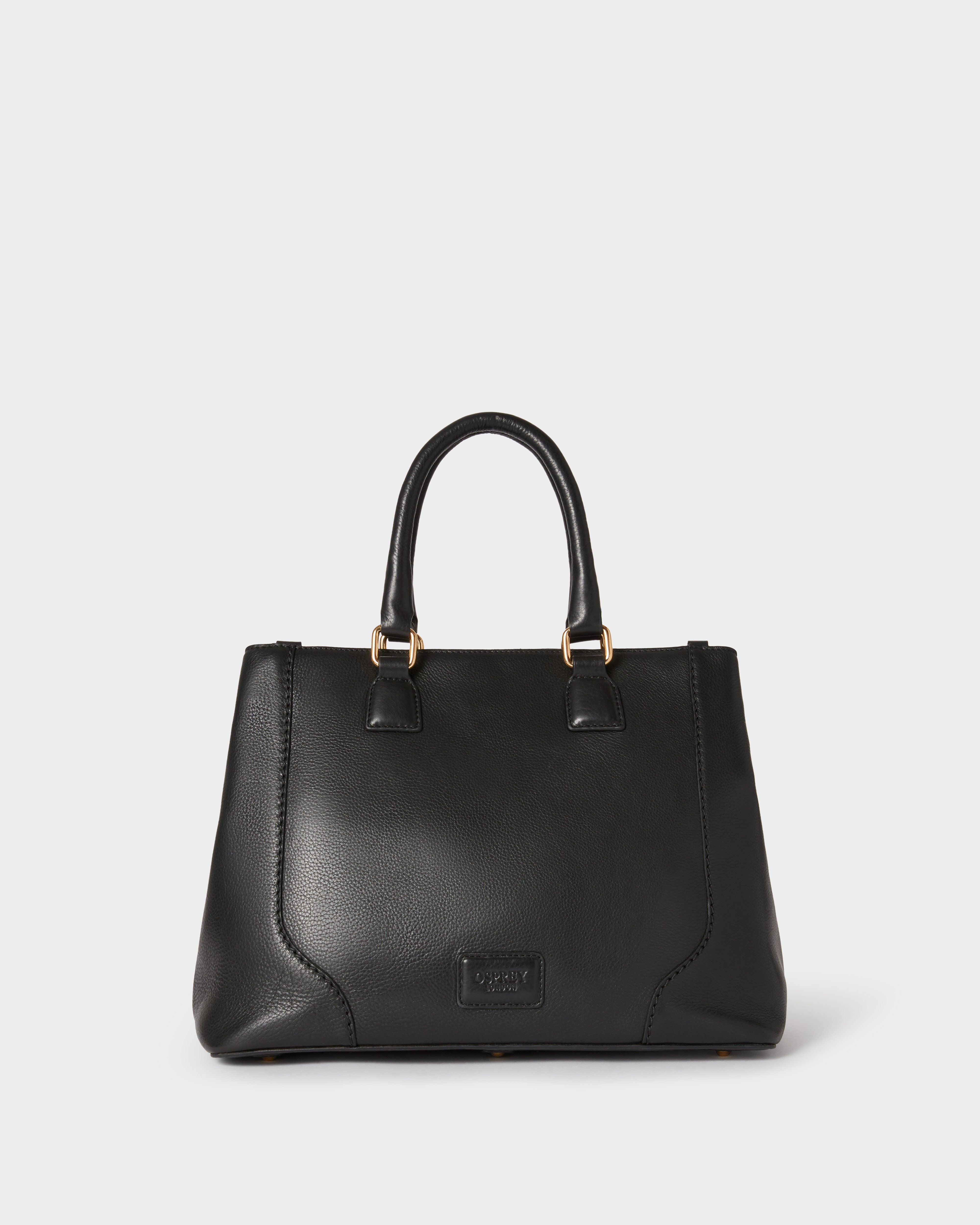 Image number 2 of The Oxford Leather Hobo Bag in Black