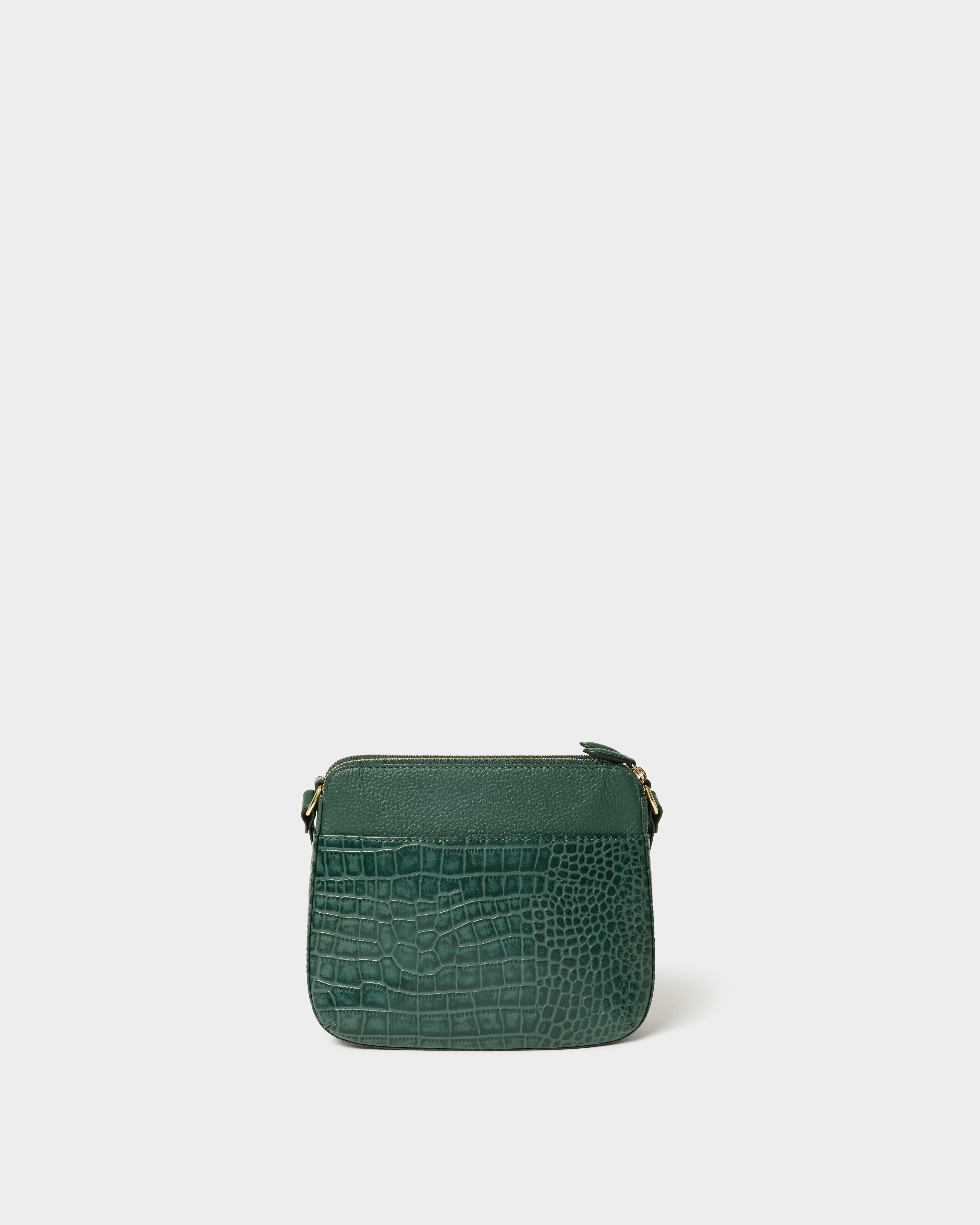 Image number 5 of The Kellie Leather Crossbody in Forest