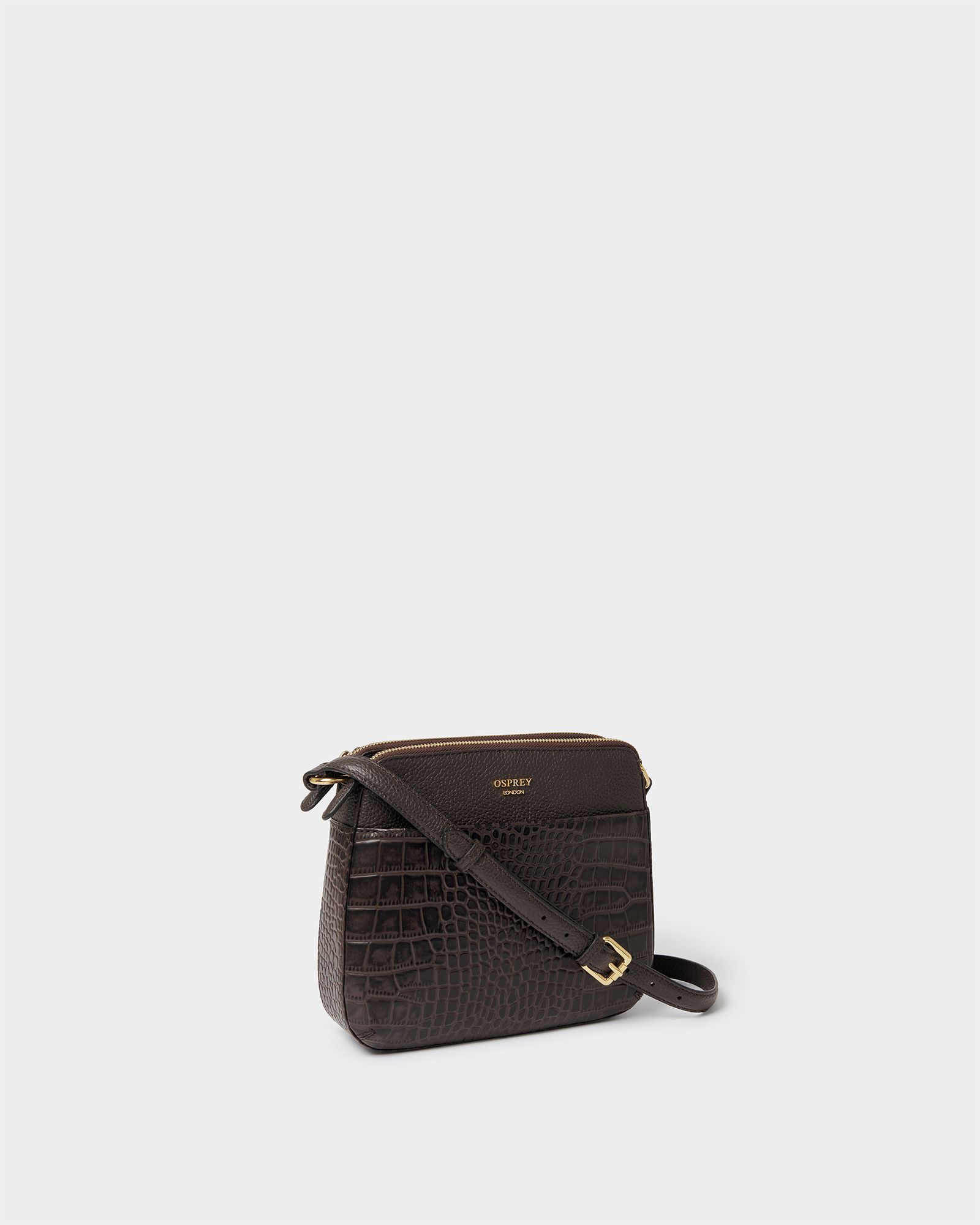 The Kellie Leather Crossbody | OSPREY LONDON | Osprey London