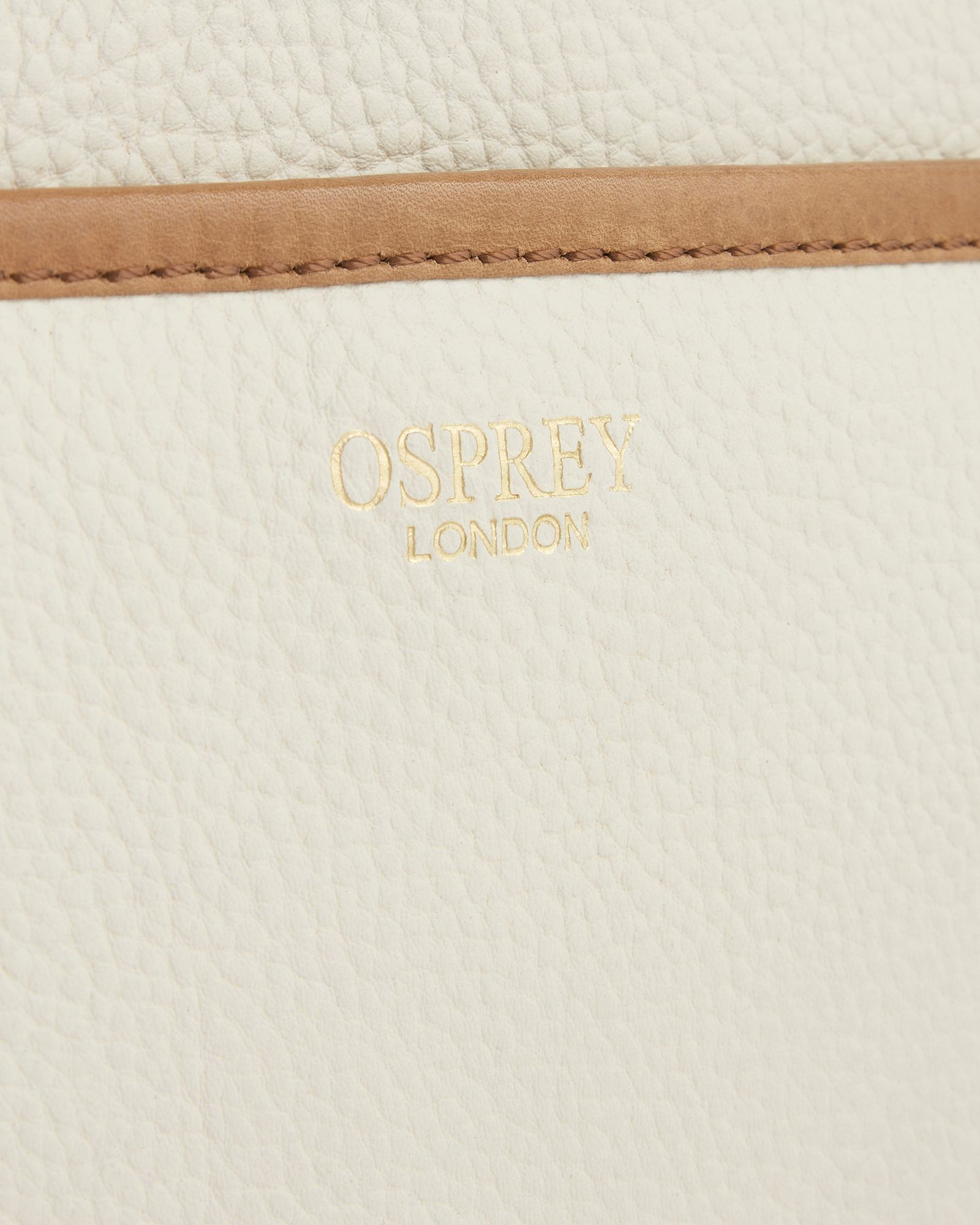 Image number 6 of The Savanna Leather Weekender in Ivory