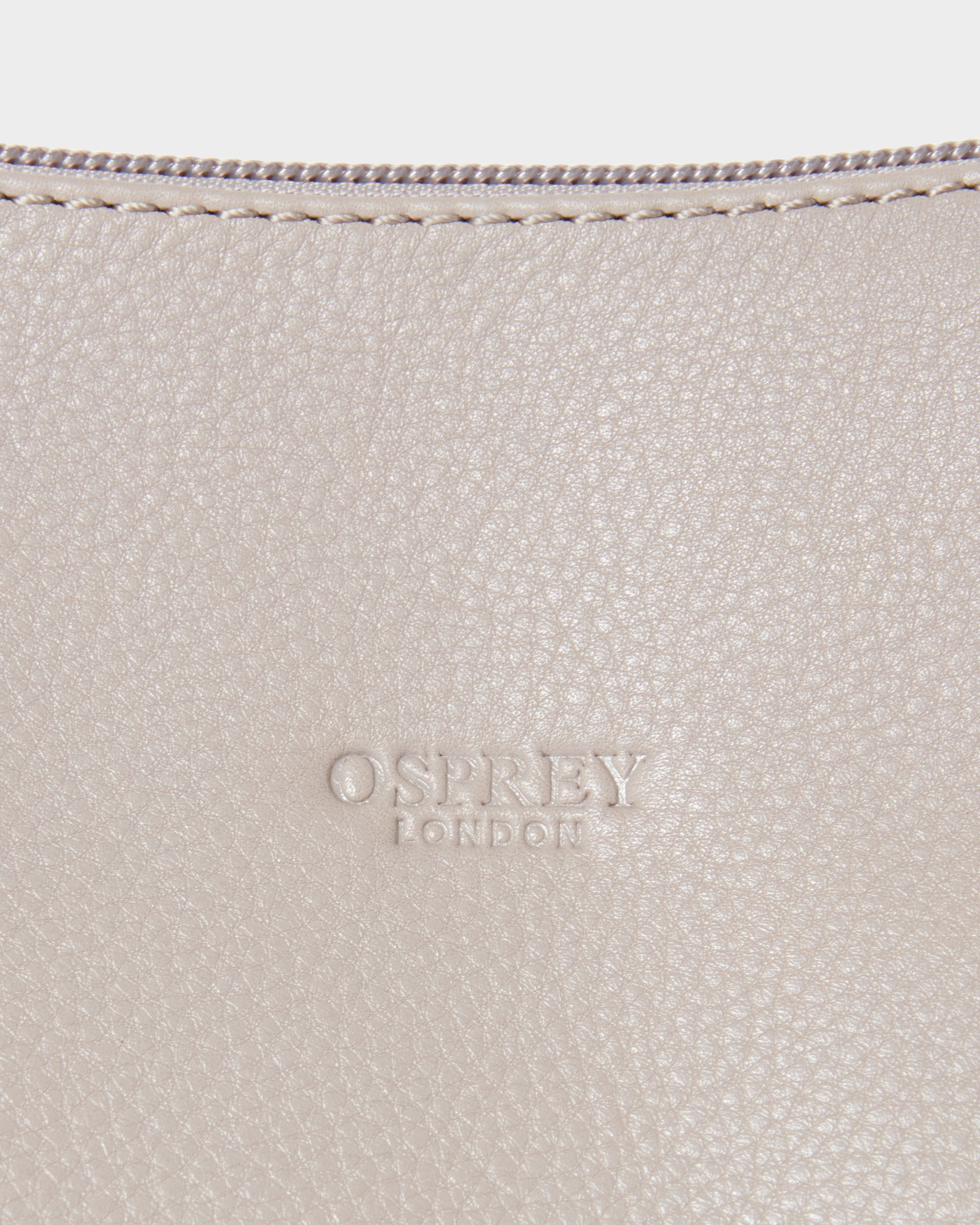 Image number 4 of The Kelso Leather Sling Bag in Taupe