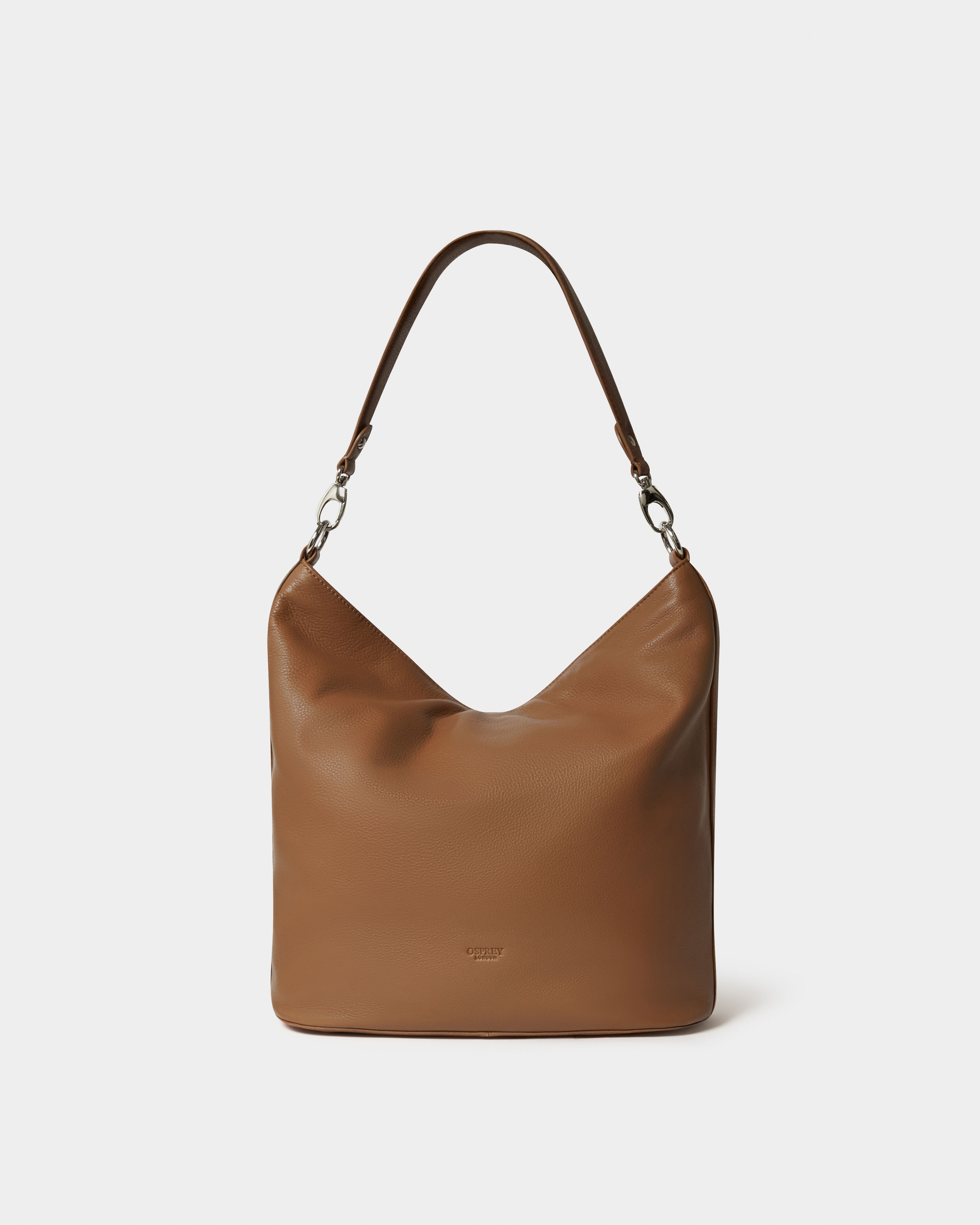 Image number 5 of The Kelso Large Leather Hobo in Tan