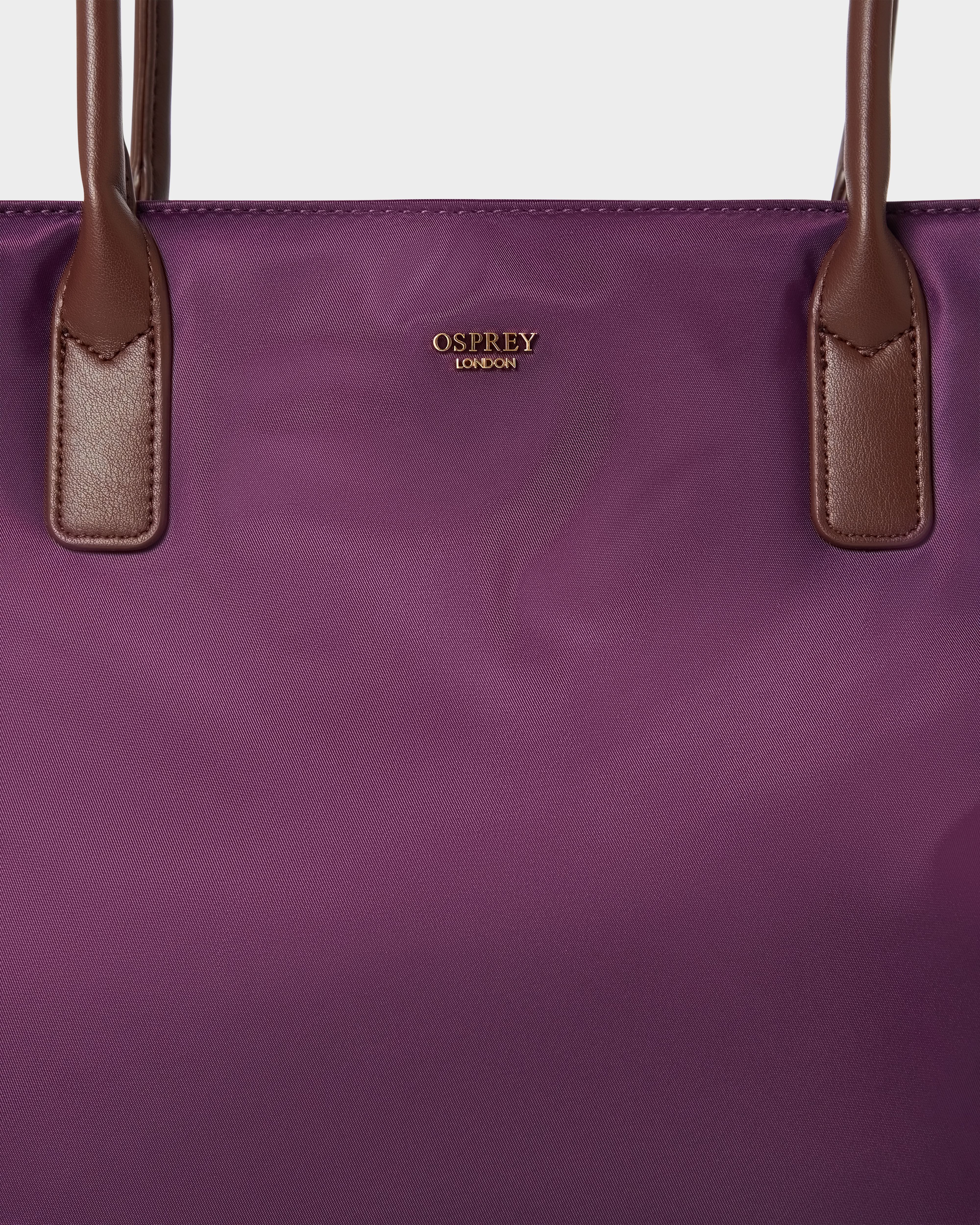 Image number 5 of The Voyage Nylon Tote in Aubergine