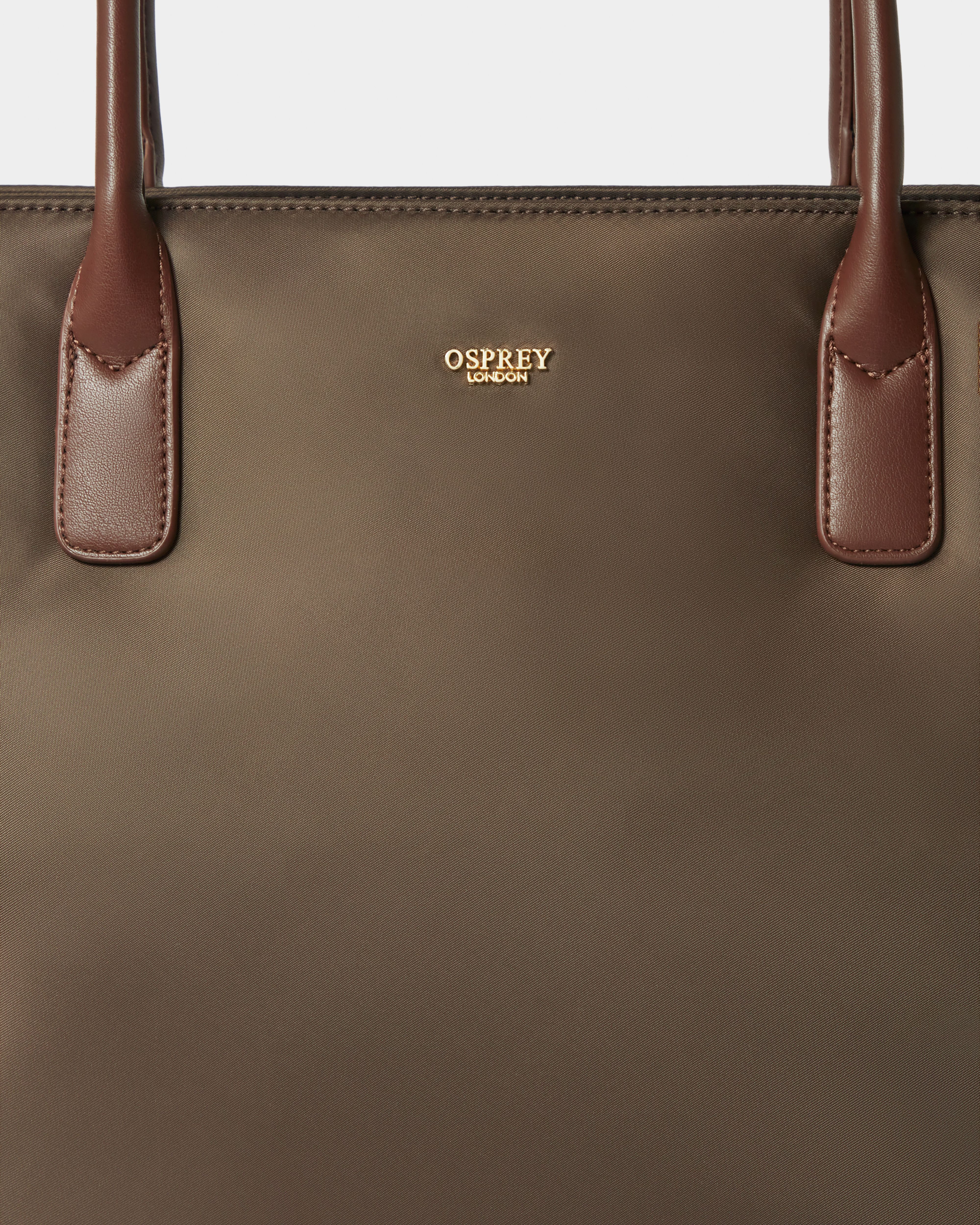 Image number 5 of The Voyage Nylon Tote in Chocolate