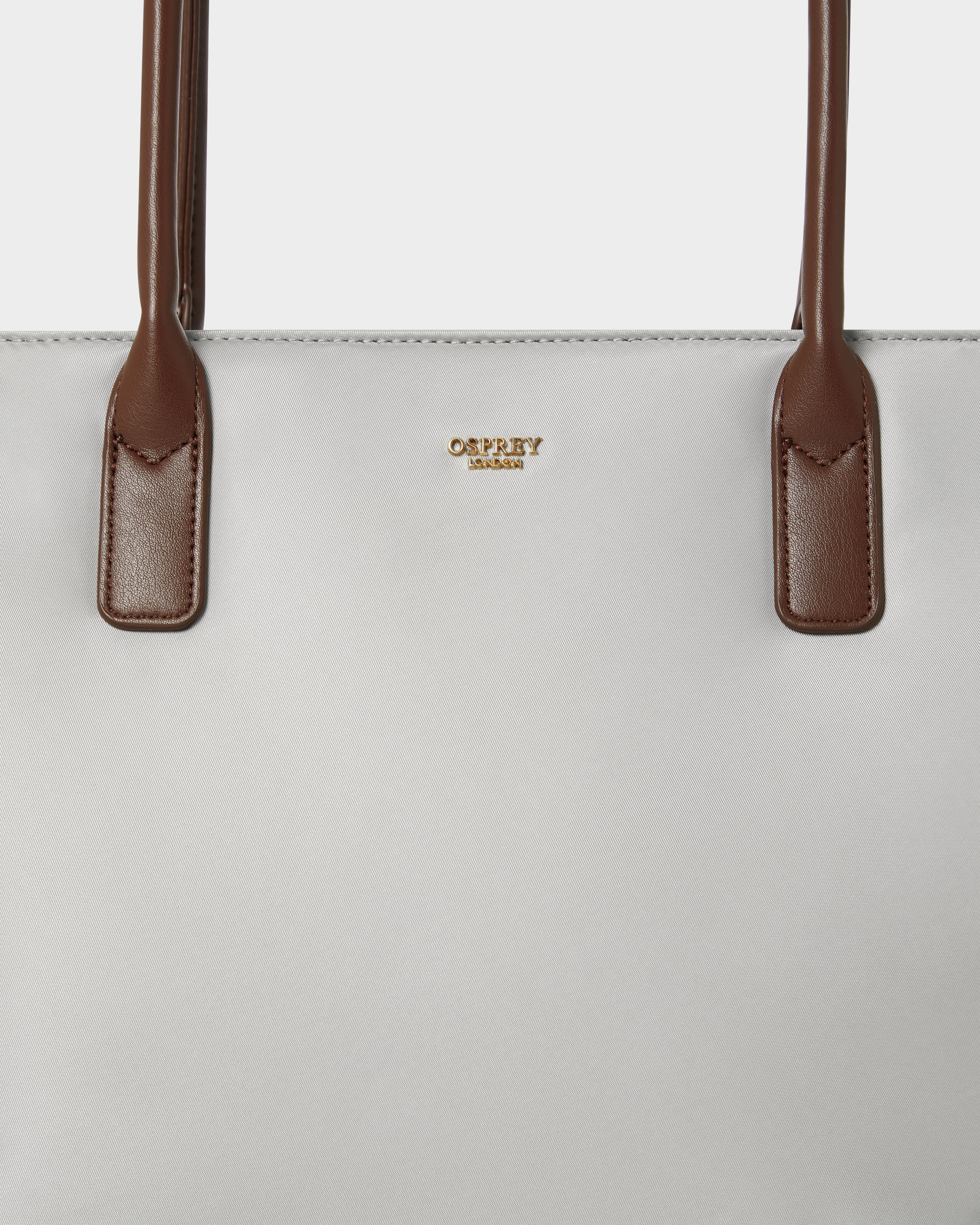 Image number 5 of The Voyage Nylon Tote in Silver Grey