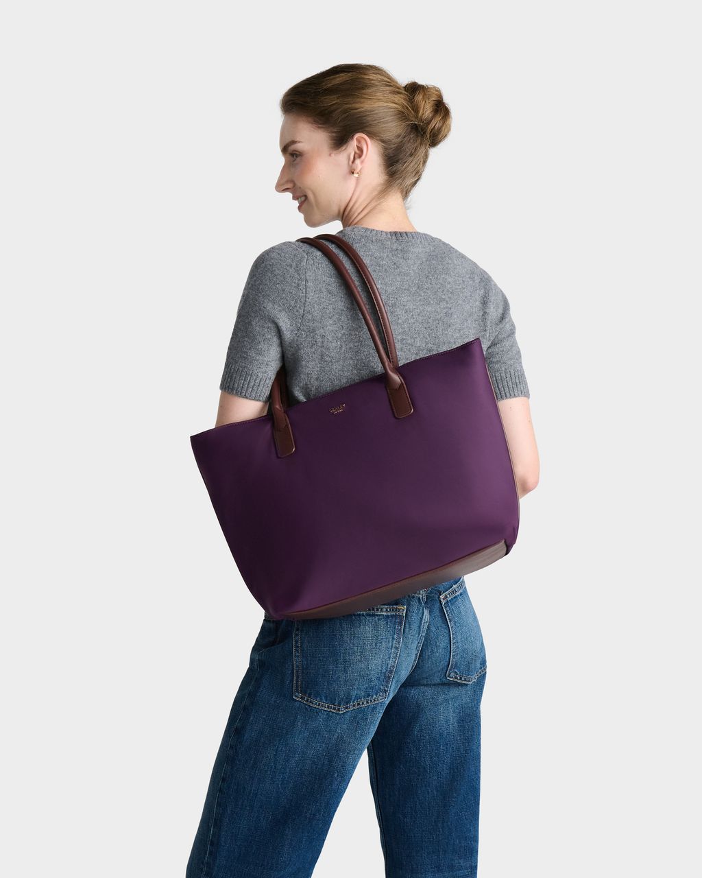 Sac à Main Femme Osprey London En Cuir Rouge - Porté épaule, Occasion Excellent état