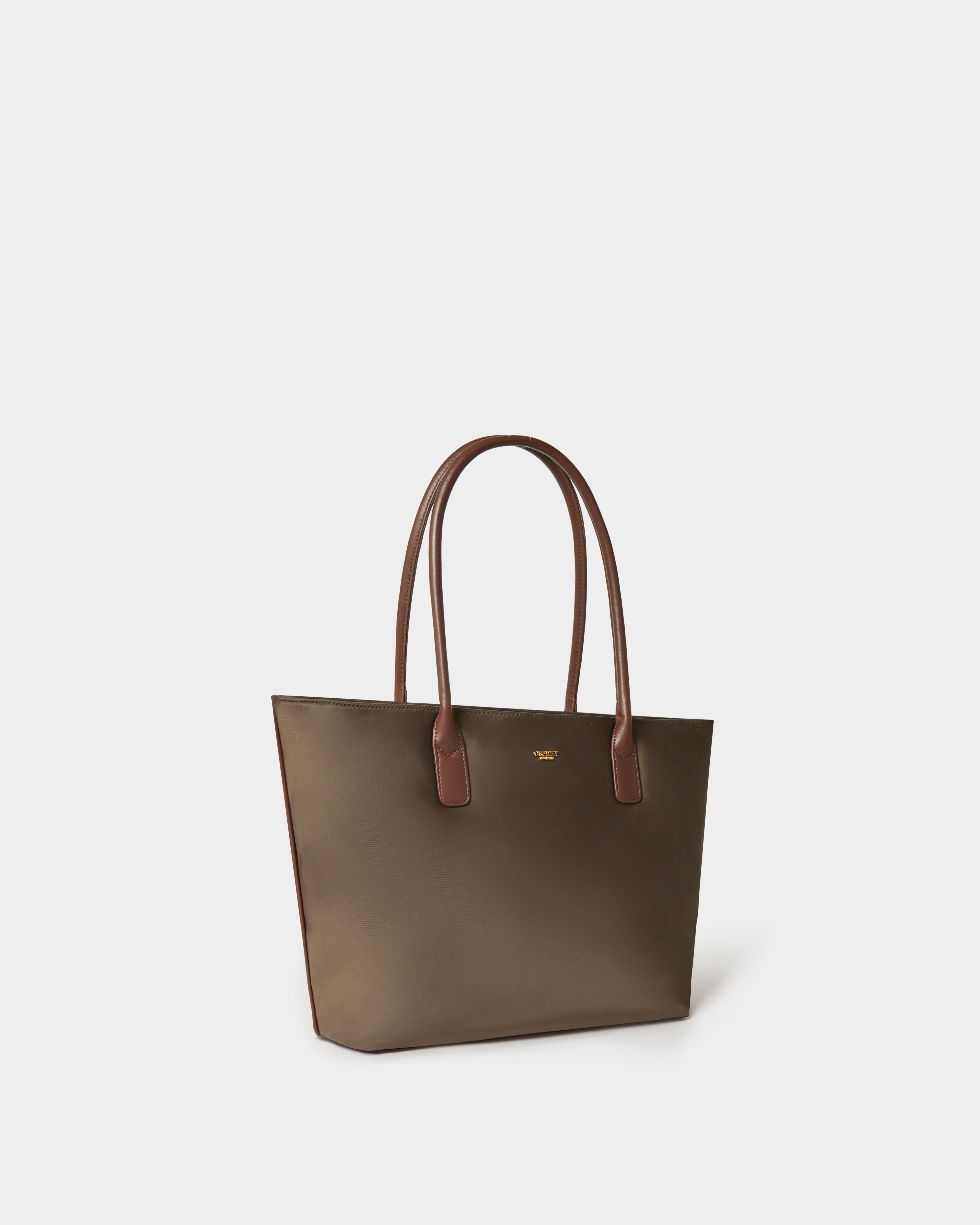 Image number 2 of The Voyage Nylon Tote in Chocolate