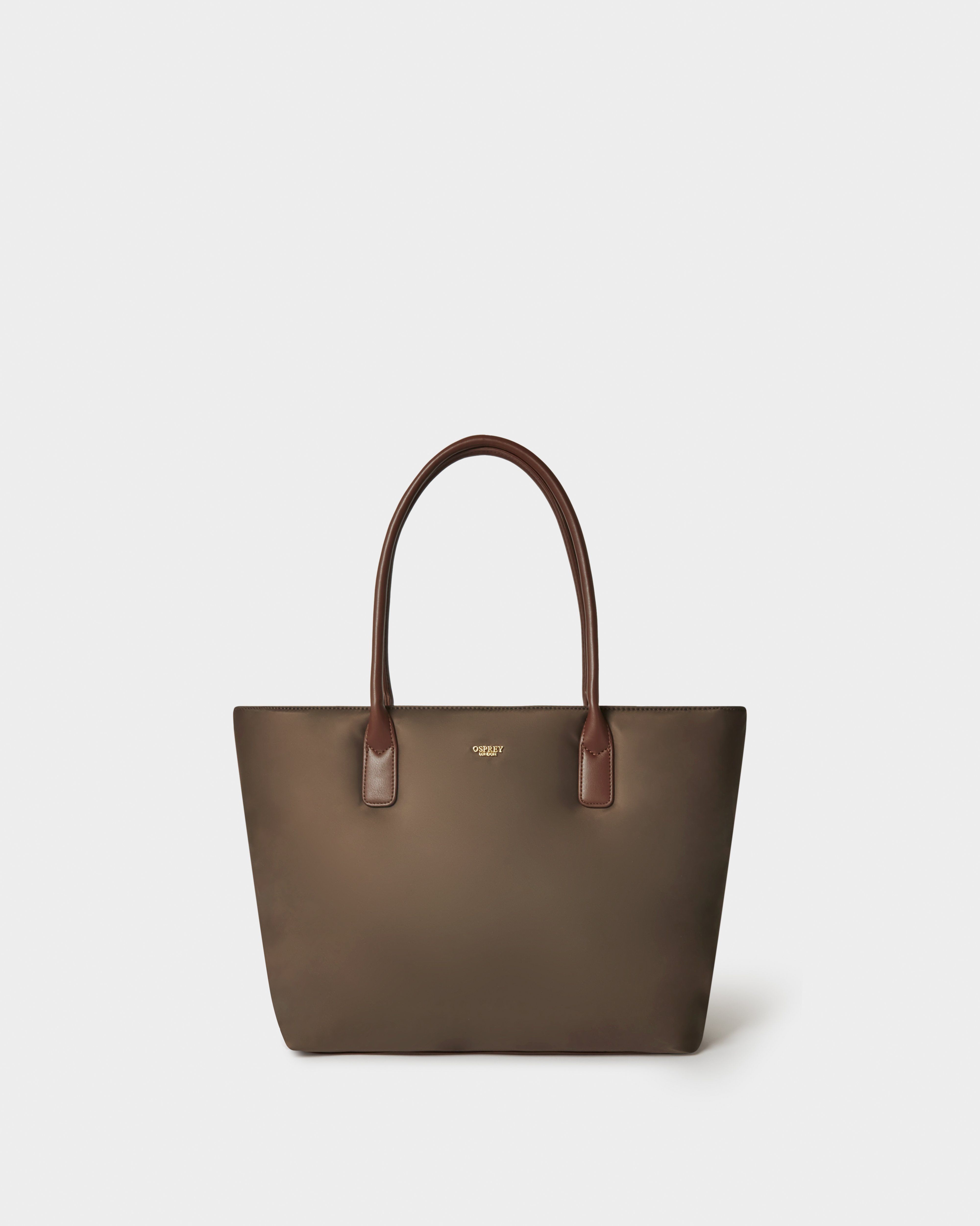 The Voyage Nylon Tote in Chocolate