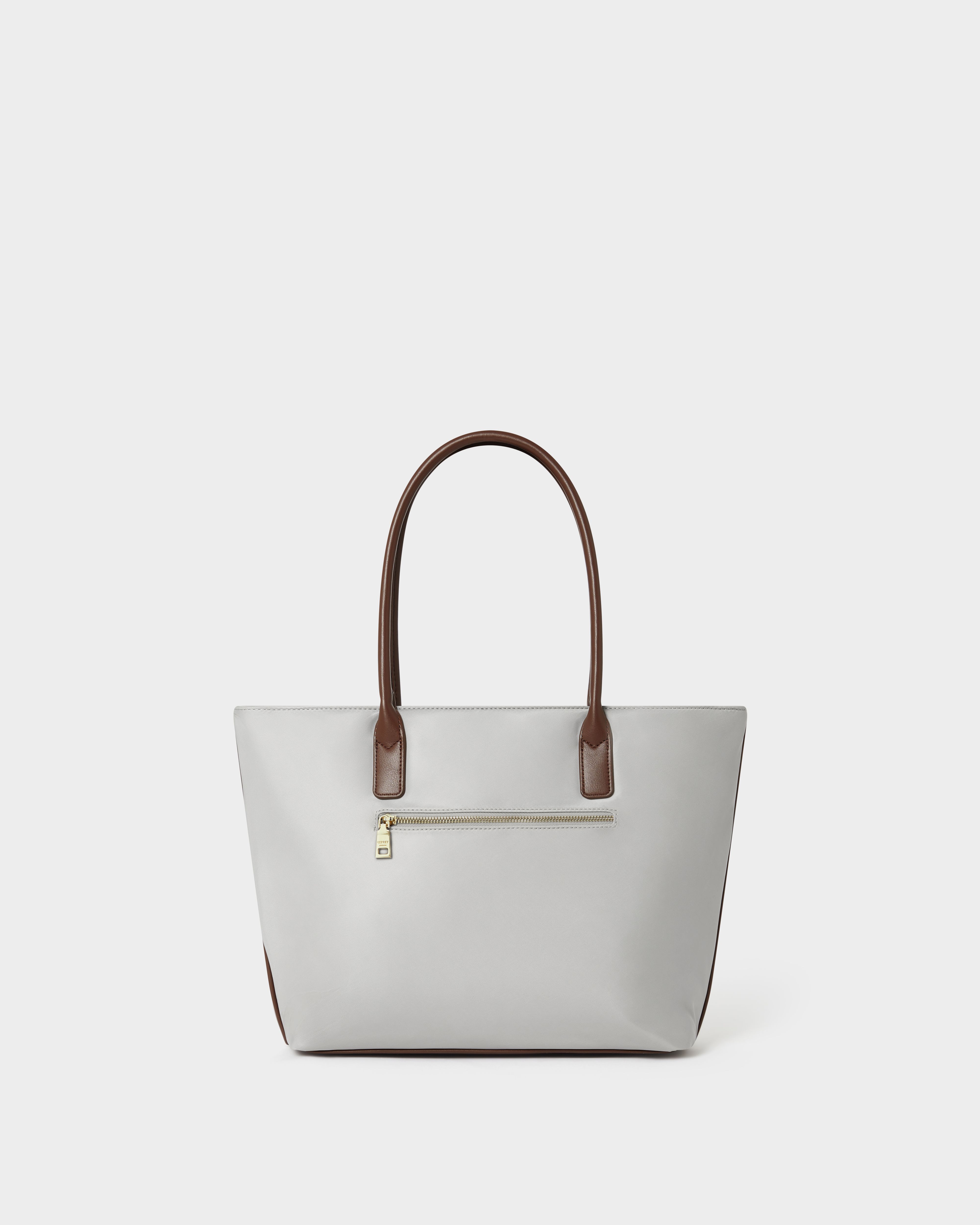 Image number 4 of The Voyage Nylon Tote in Silver Grey