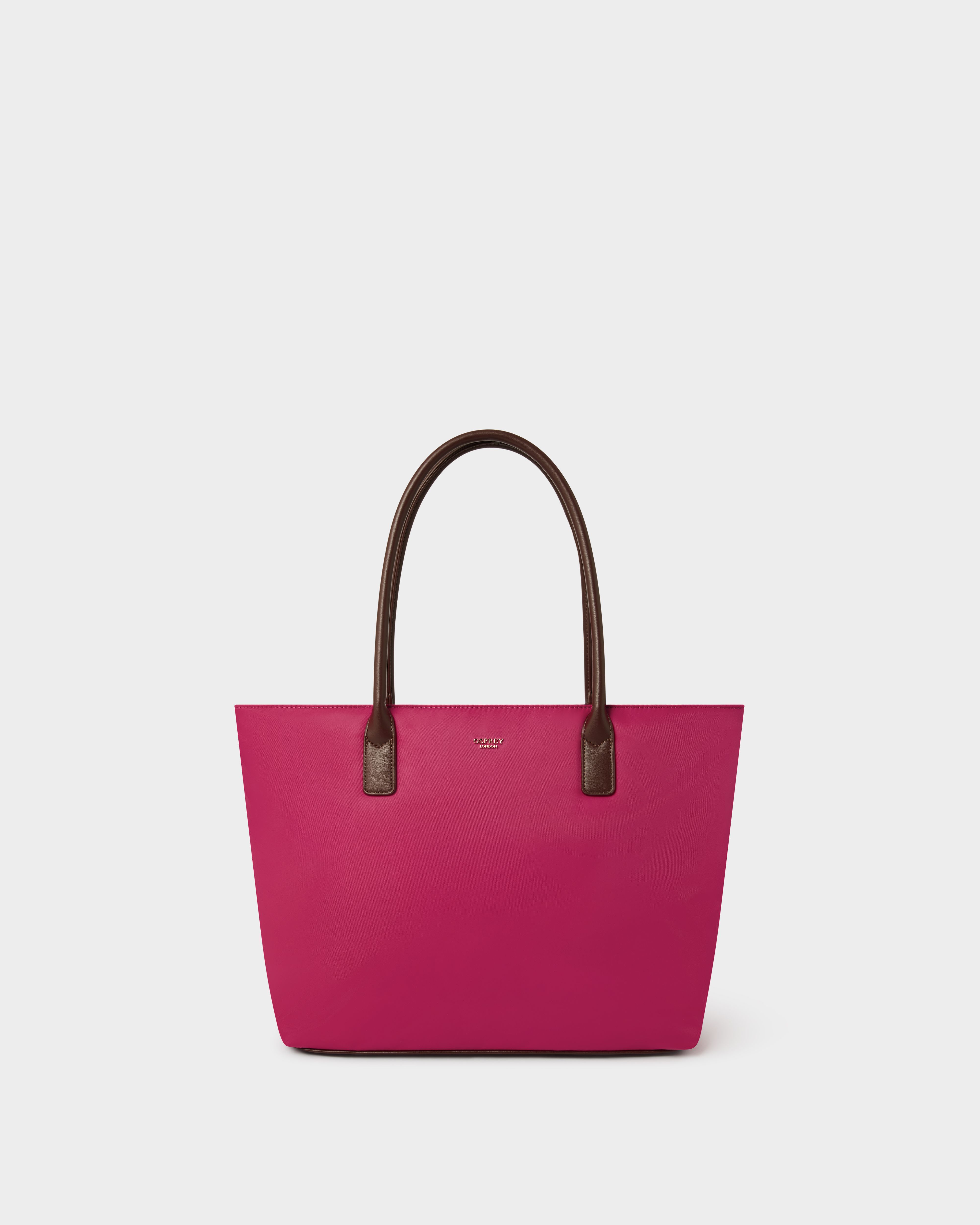 Image number 1 of The Voyage Nylon Tote in Raspberry