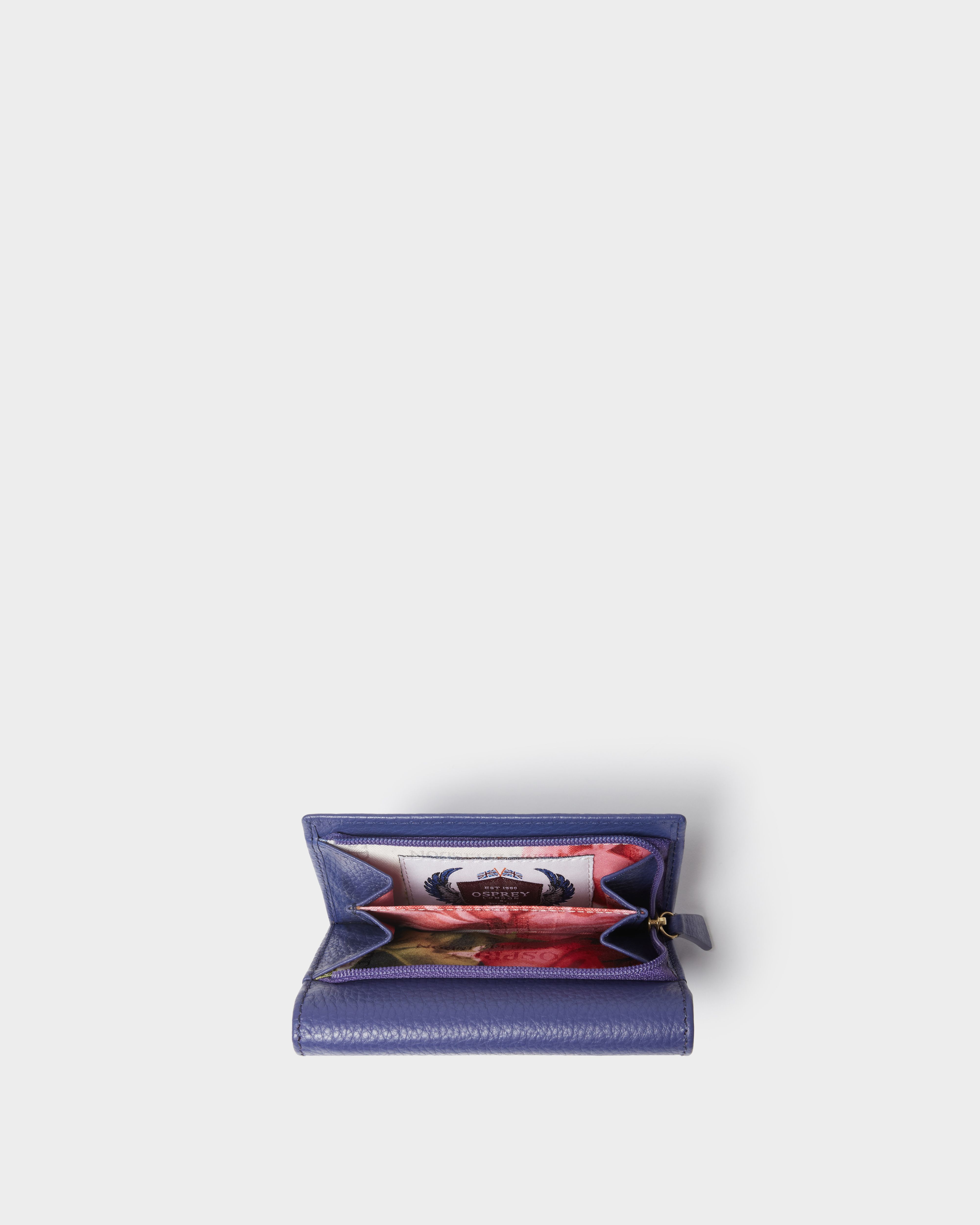 Image number 10 of The Tilly Leather Weekend Gift Set in Purple