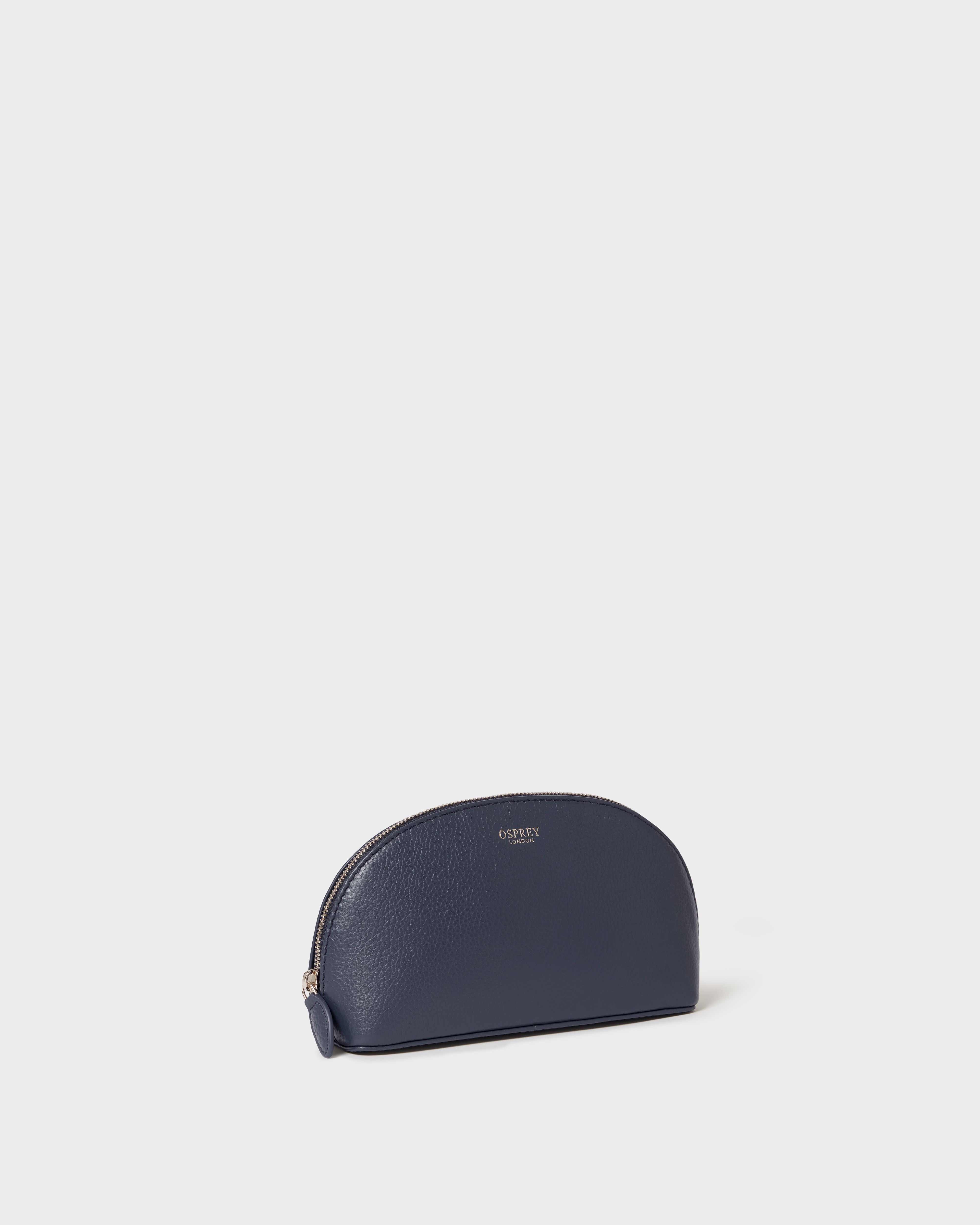 Image number 5 of The Tilly Leather Weekend Gift Set in Navy