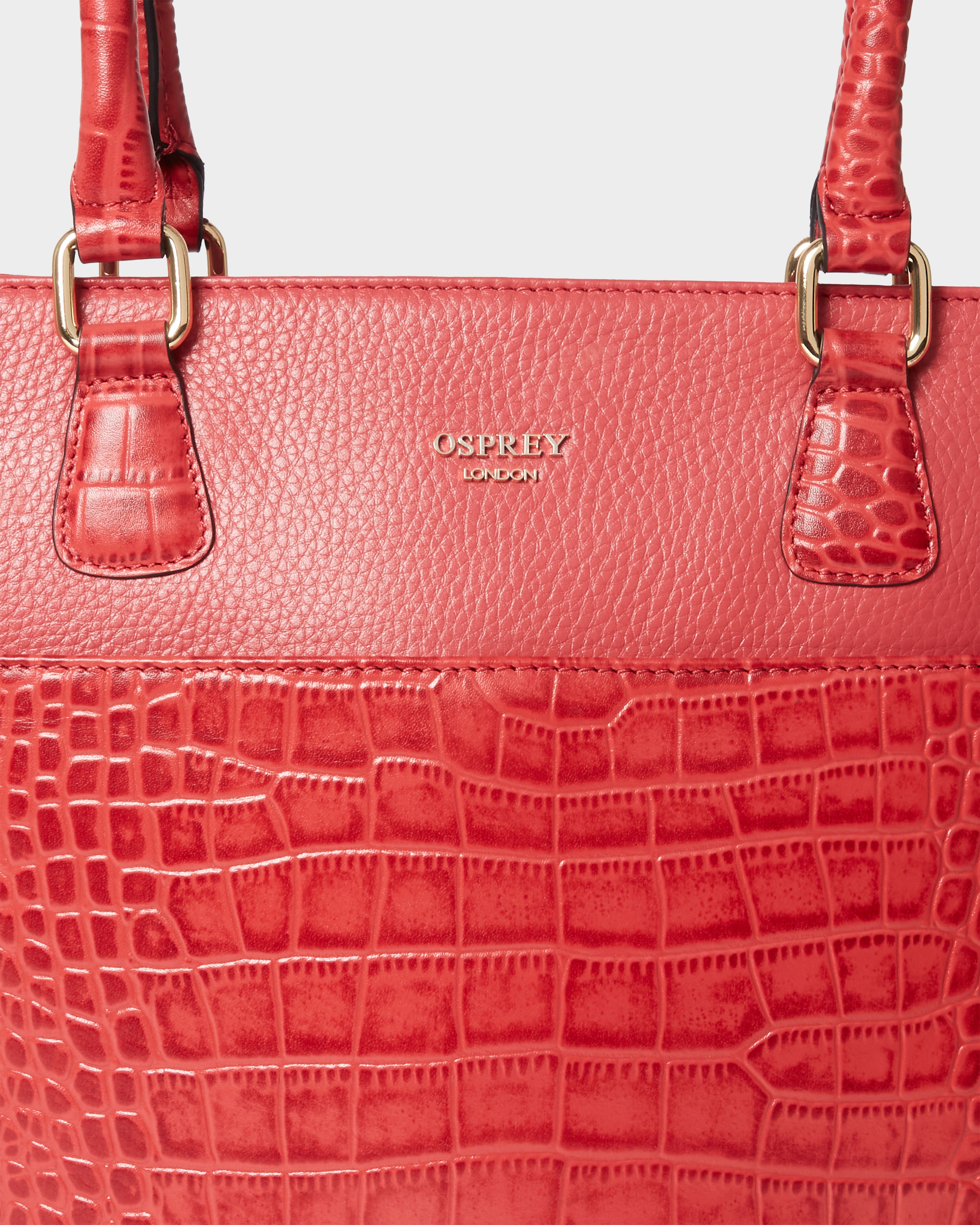 Image number 5 of The Kellie Leather Tote in Rosewood