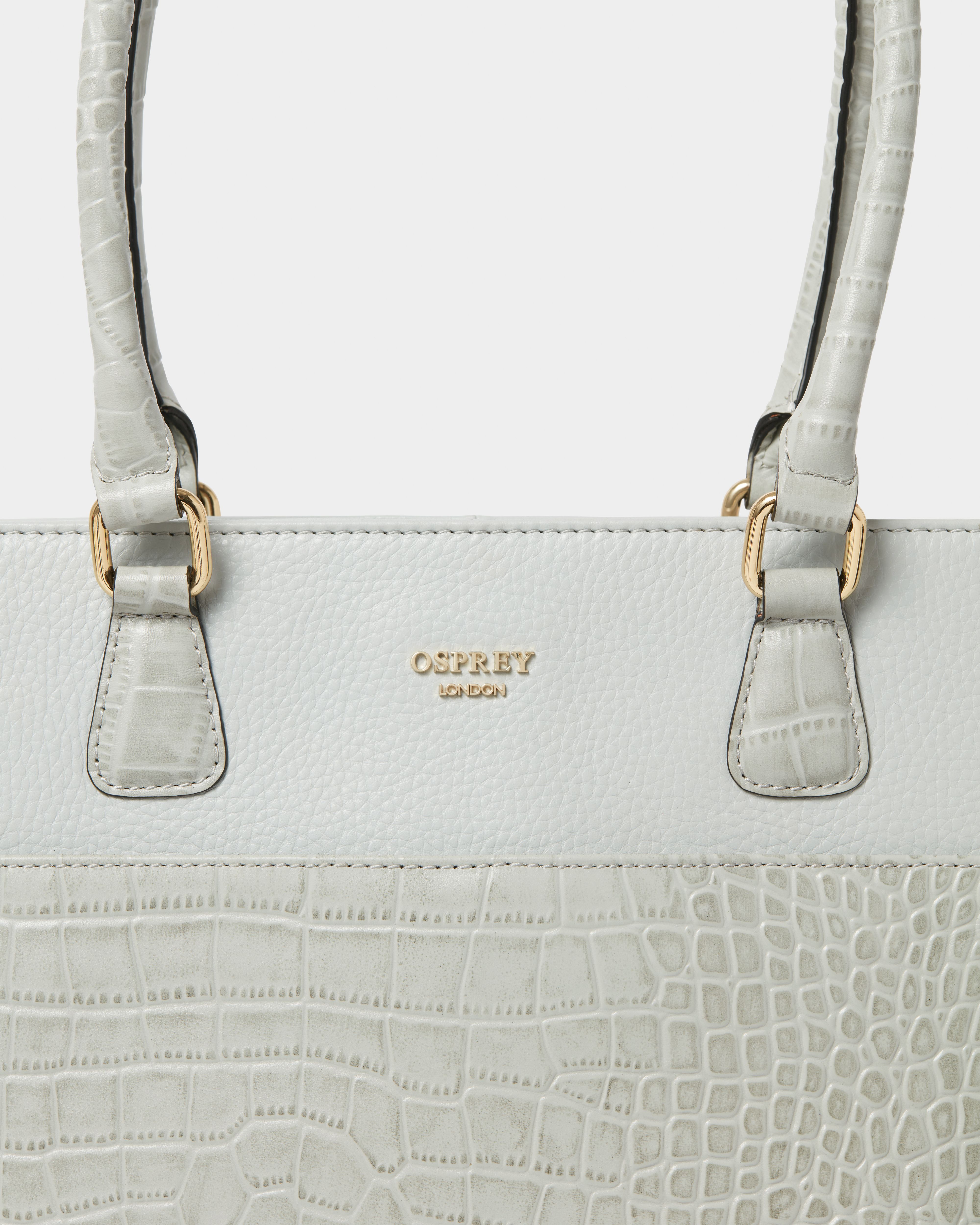 Image number 5 of The Kellie Leather Tote in Mist